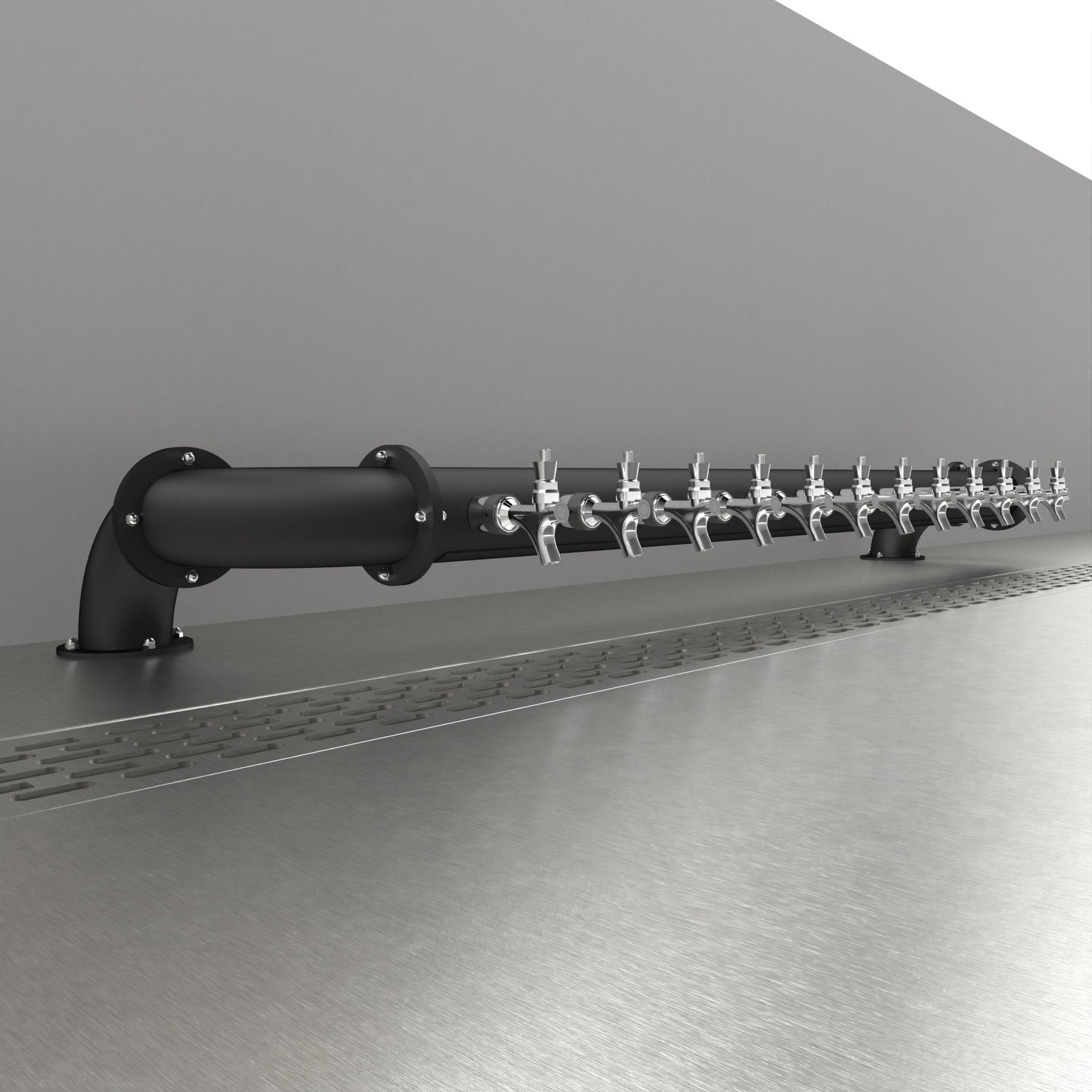 Arcadia Bridge Low Profile 3in | Matte black