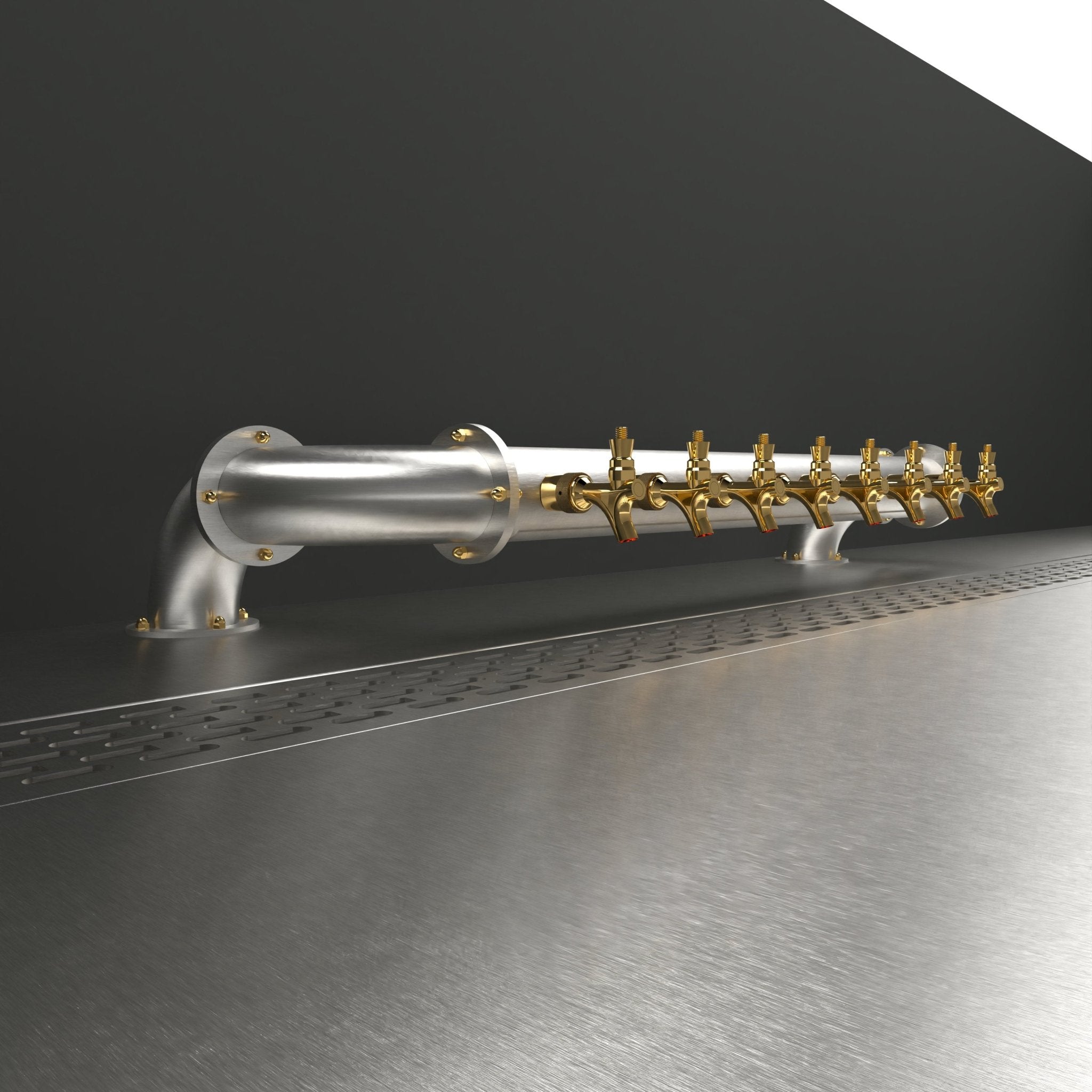 Arcadia Bridge Low Profile 3in | Brushed