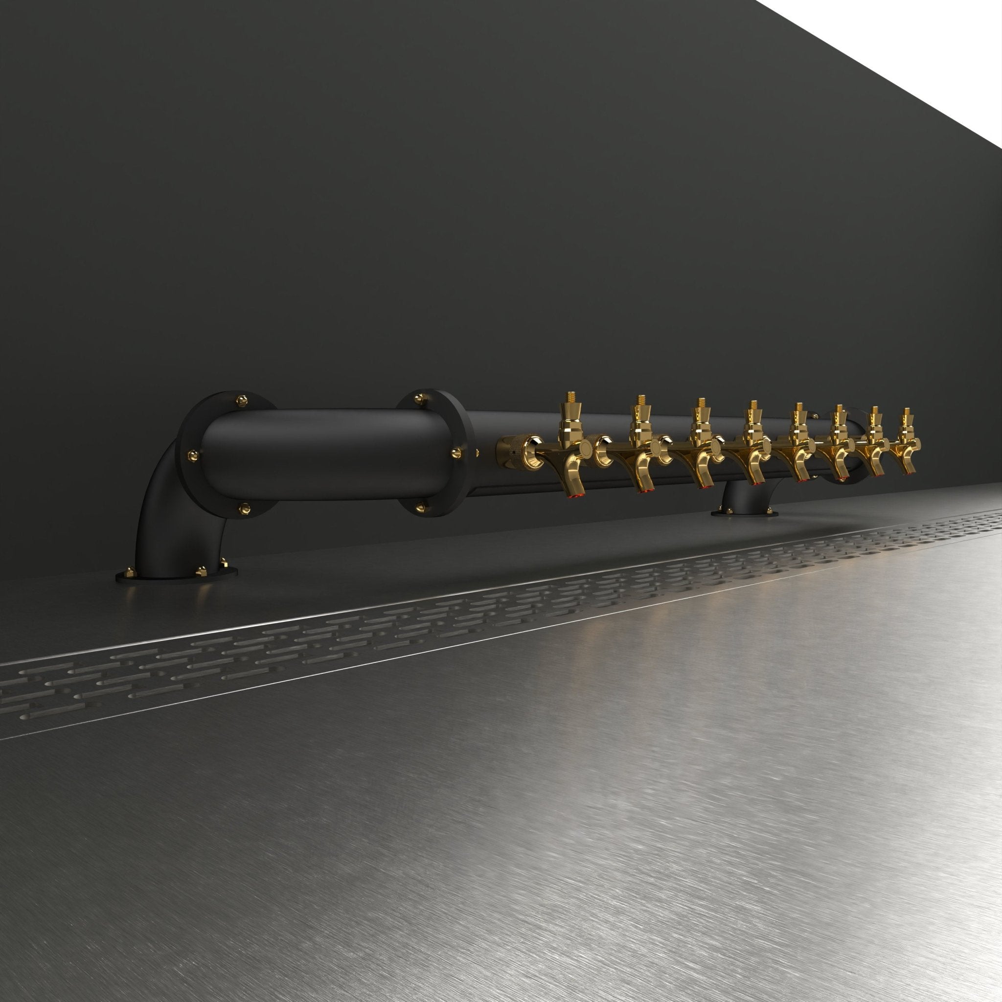 Arcadia Bridge Low Profile 3in | Matte black