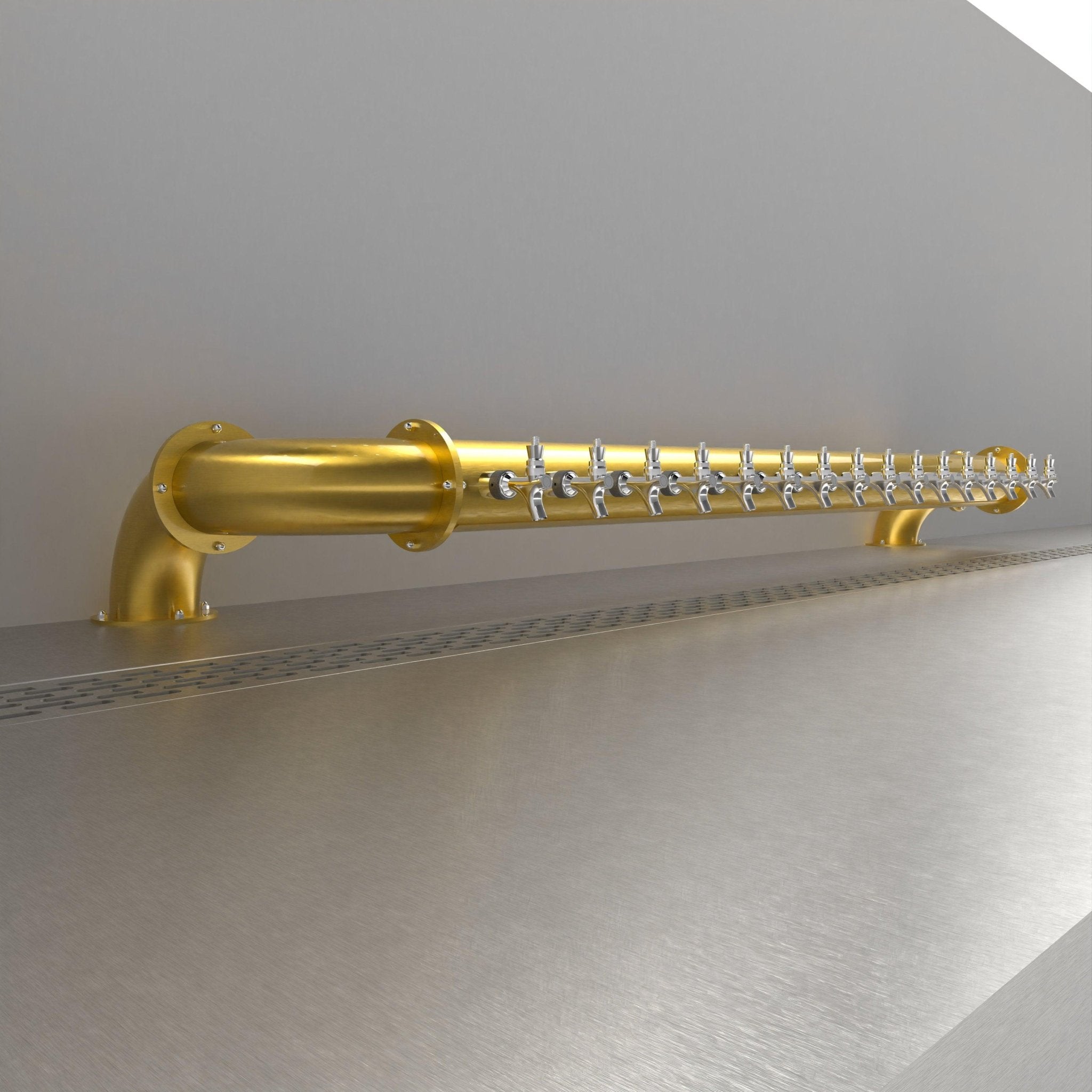 Arcadia Low Profile 4in | Gold