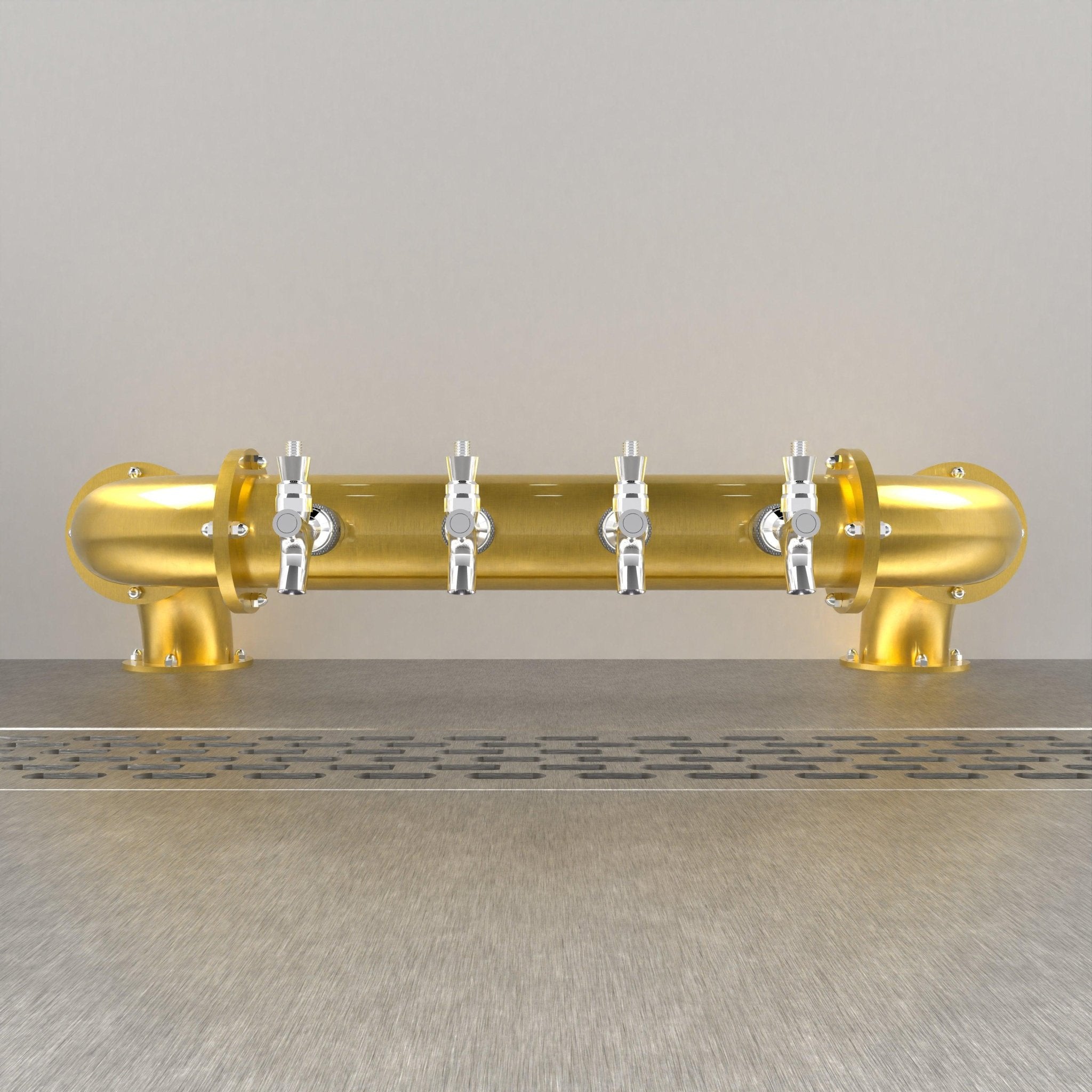 Arcadia Low Profile 4in | Gold