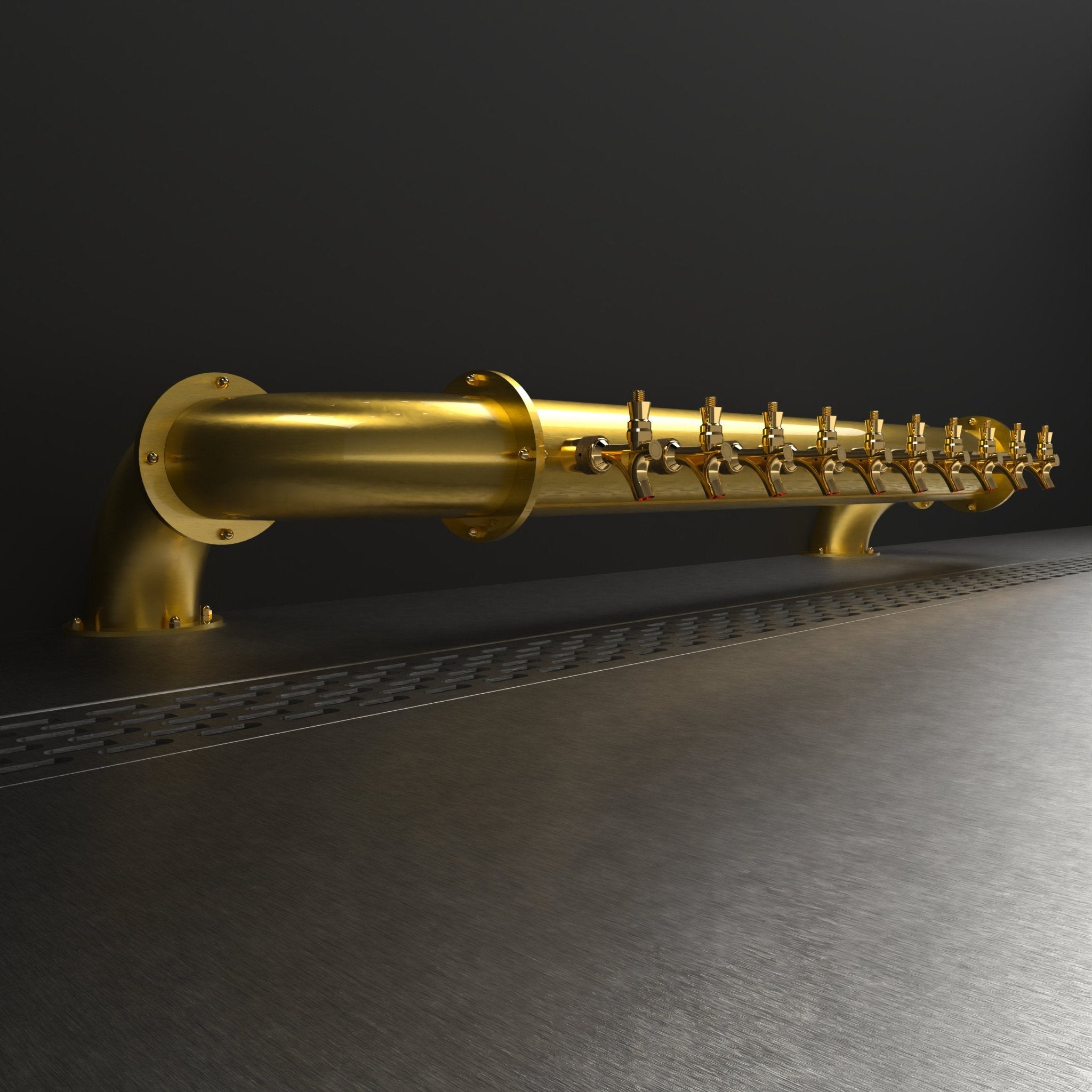 Arcadia Low Profile 4in | Gold