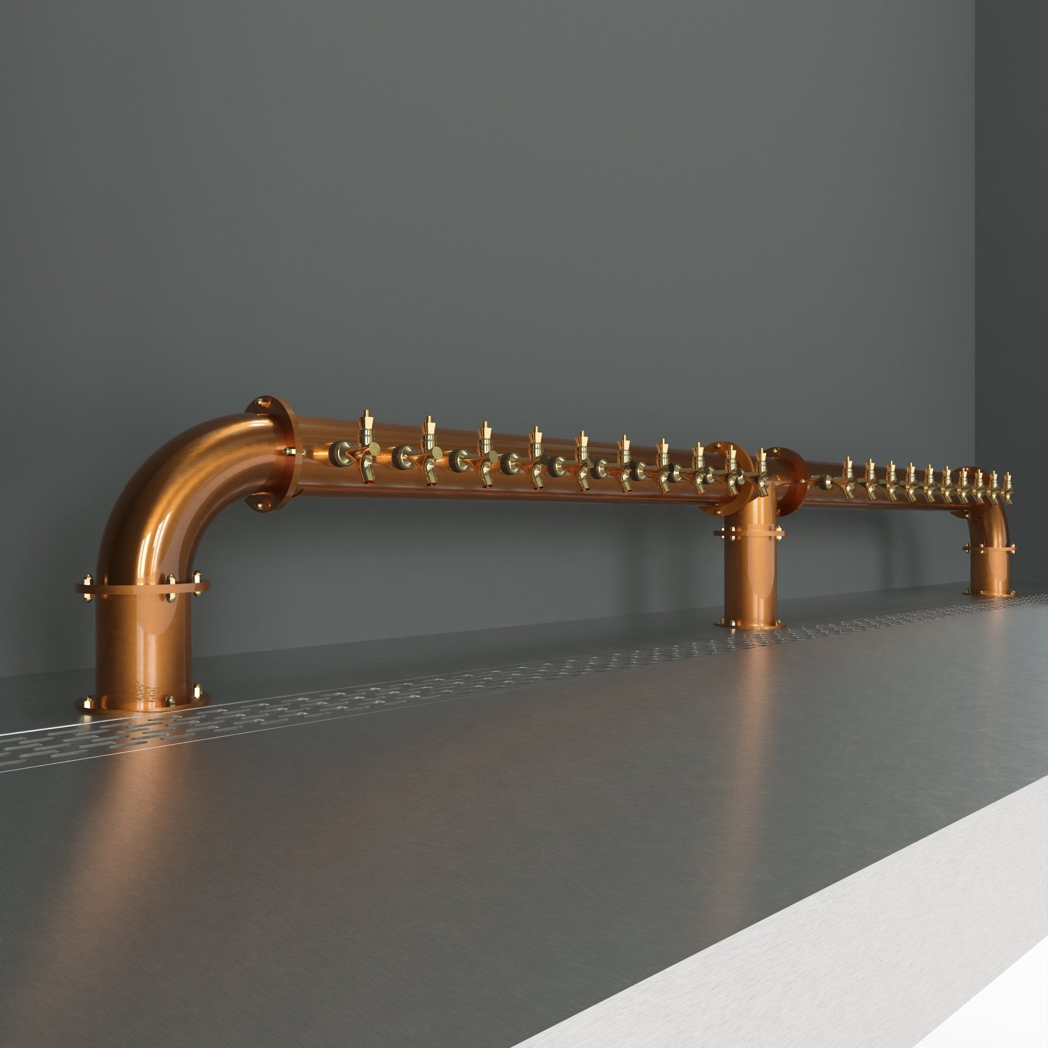 Arcadia M Bridge 4in | Candy Copper