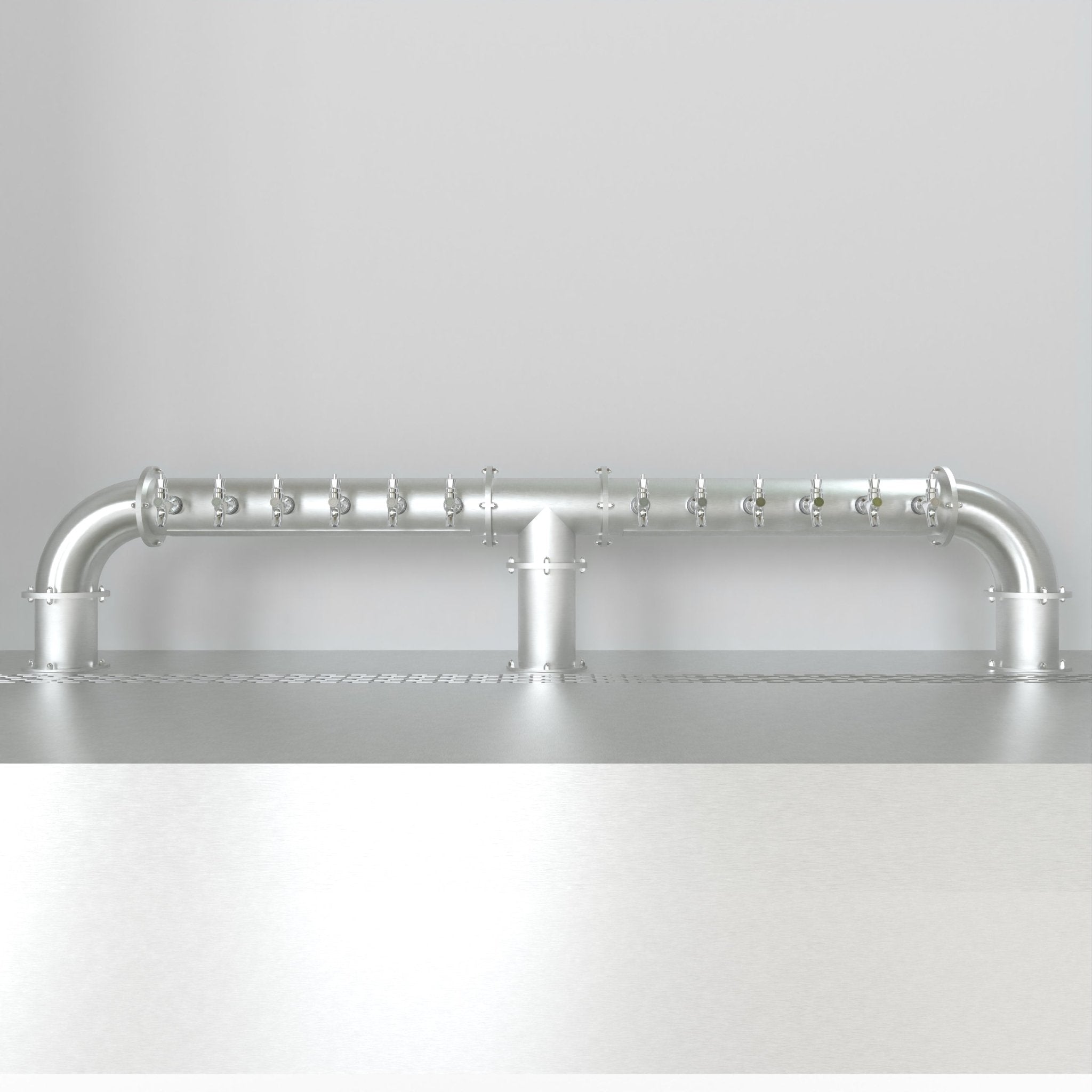 Arcadia M Bridge 4in | Brushed