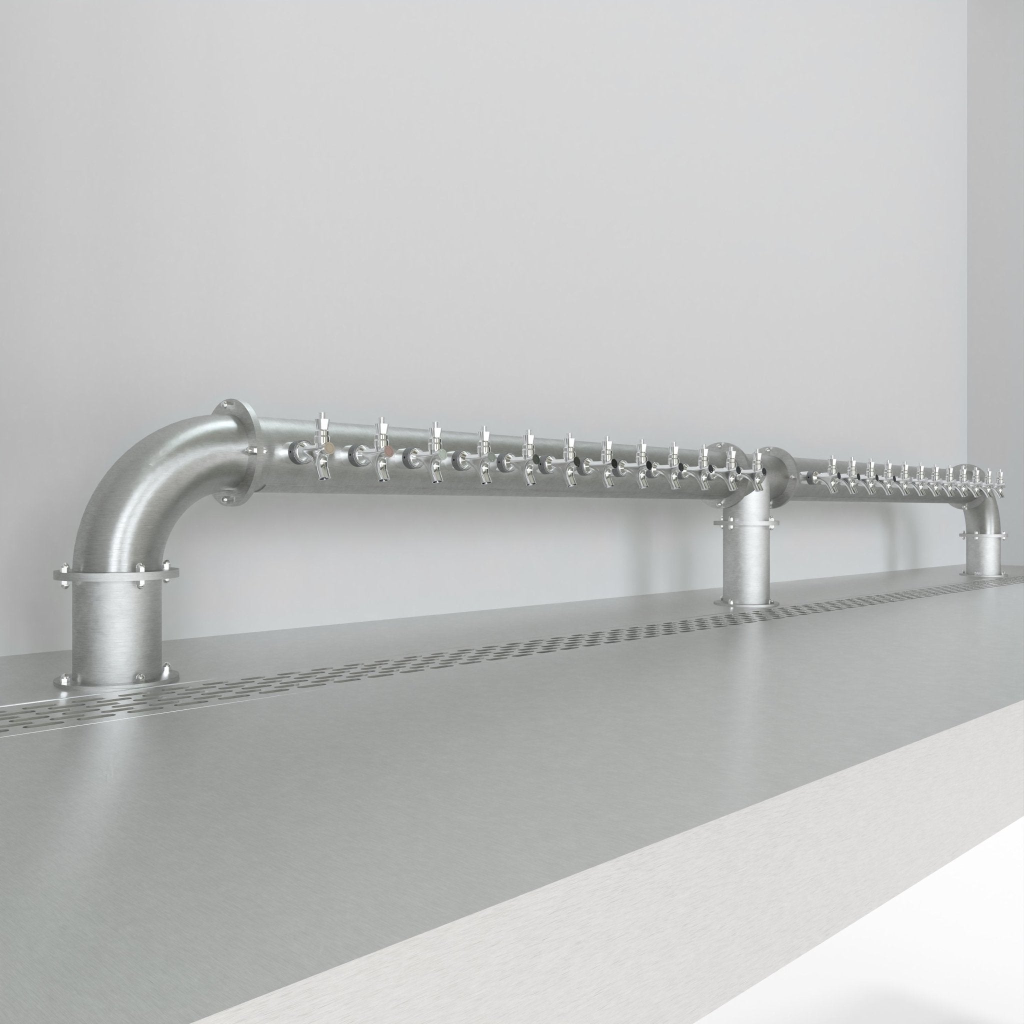 Arcadia M Bridge 4in | Brushed