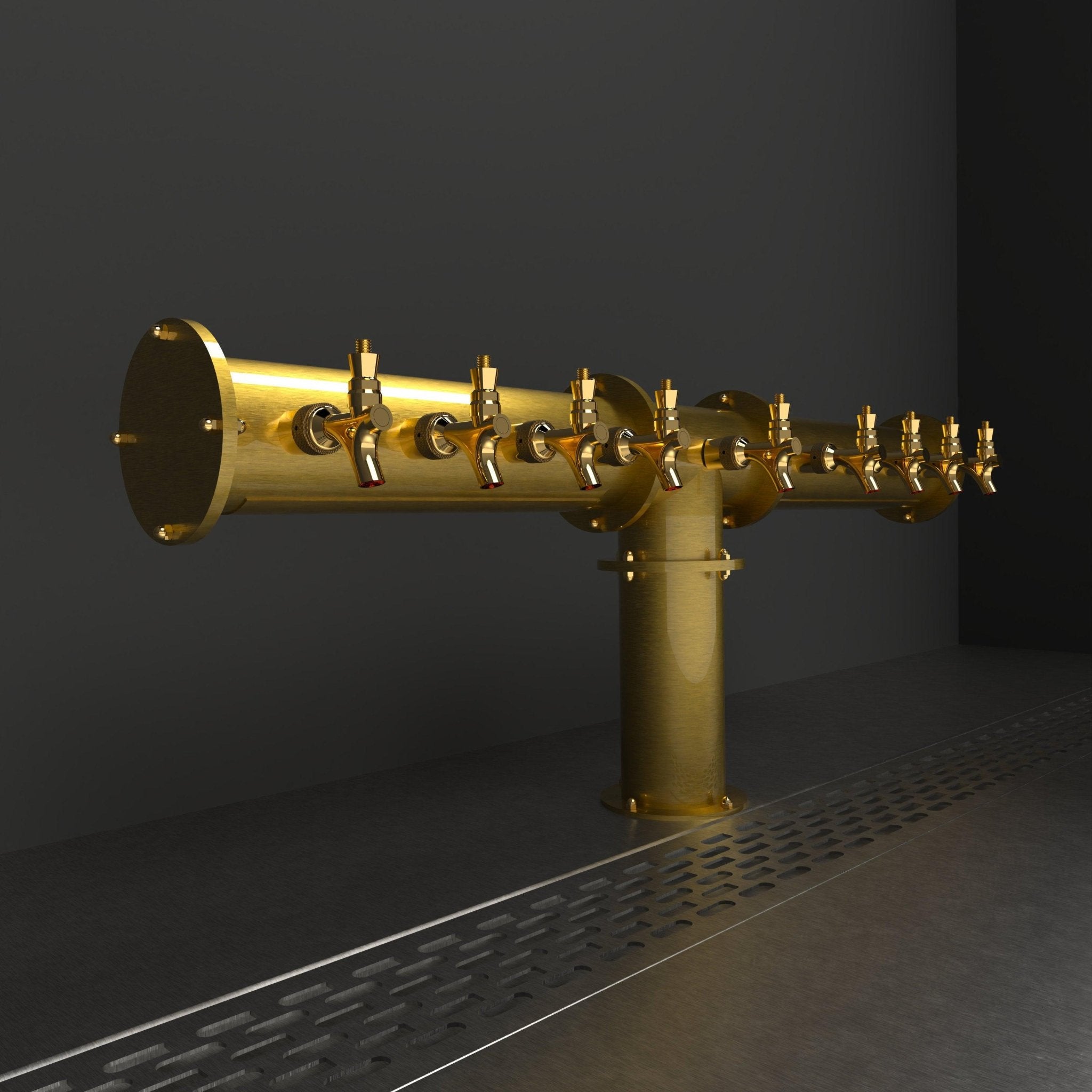 Arcadia Tee 4in | Gold