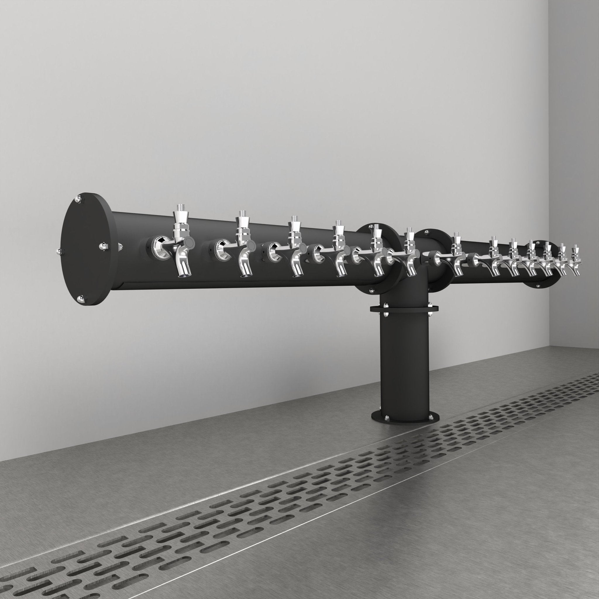 Arcadia Tee 4in | Matte Black