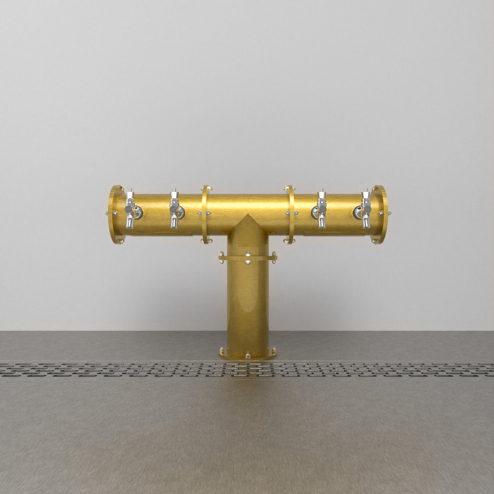 Arcadia Tee 4in | Gold