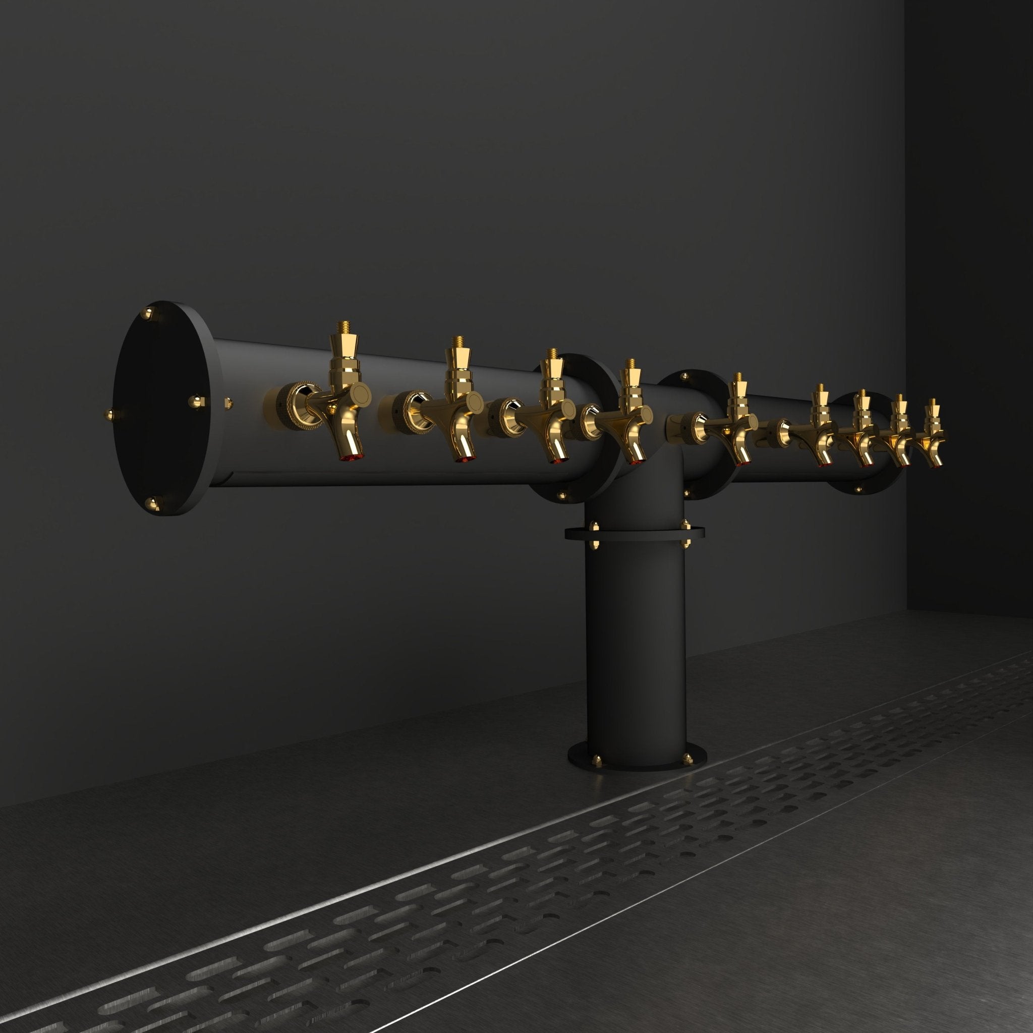 Arcadia Tee 4in | Matte Black