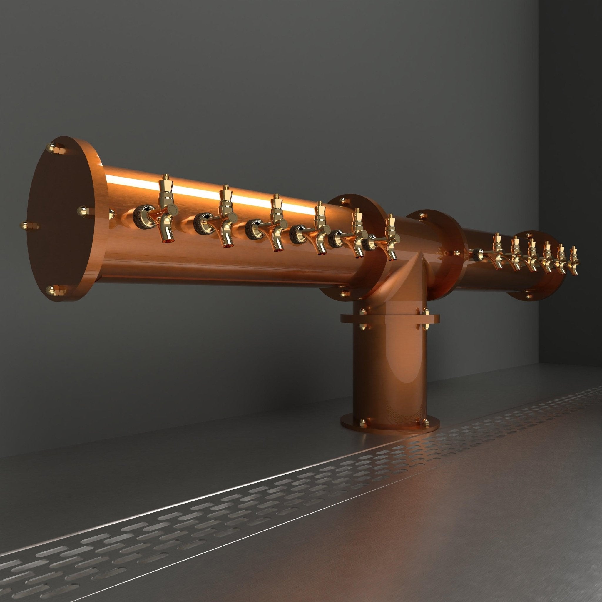 Arcadia Tee 6in  | Candy Copper