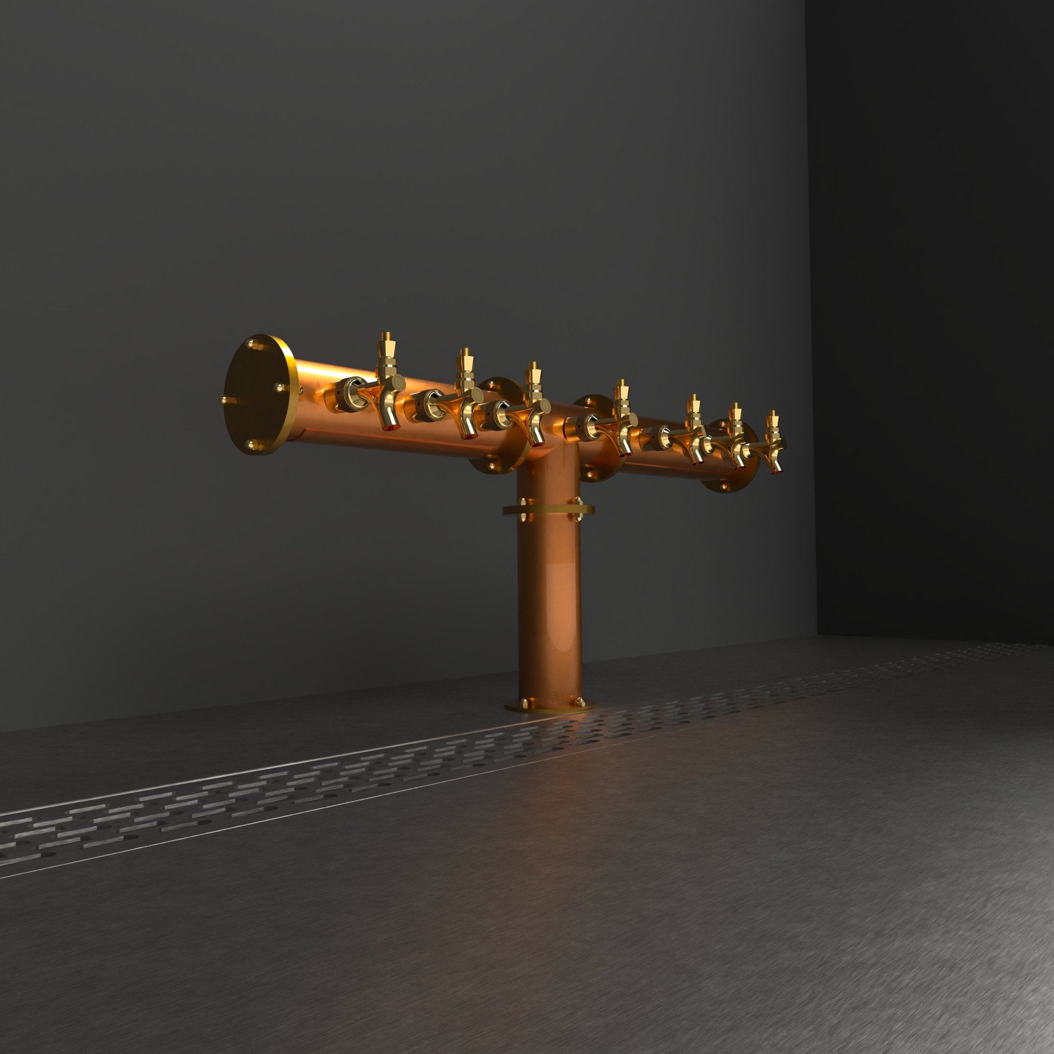 Arcadia Tee Copper 3in | Brushed