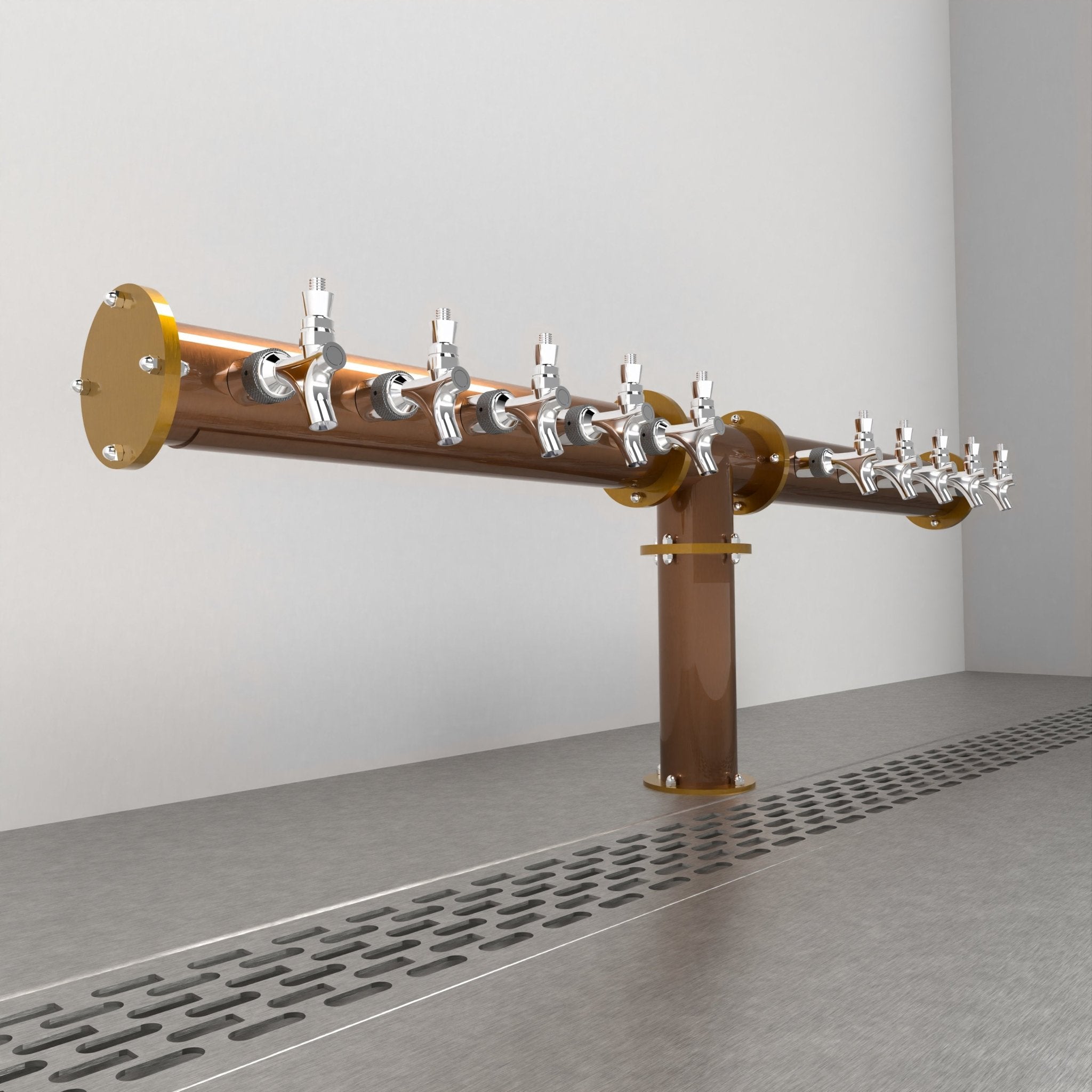 Arcadia Tee Copper 3in | Antique