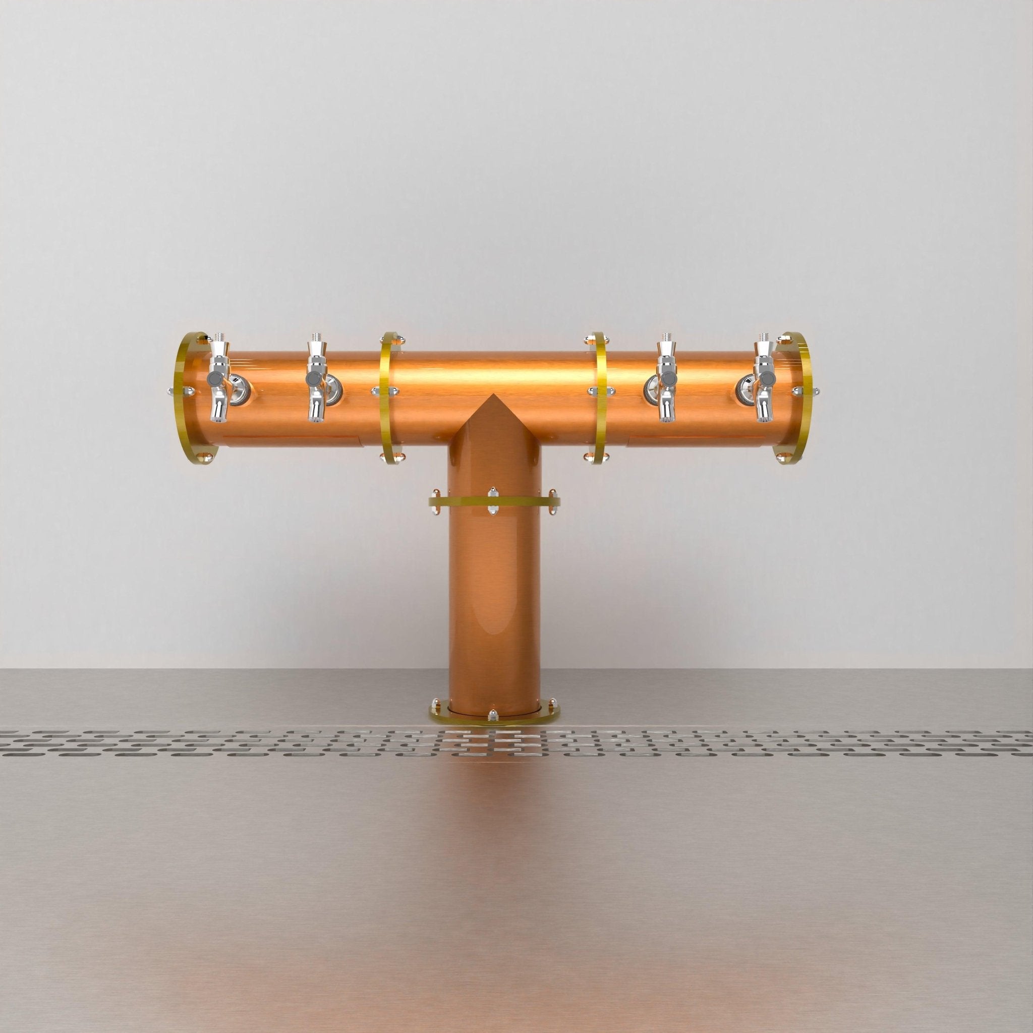 Arcadia Tee Copper 4in | Brushed