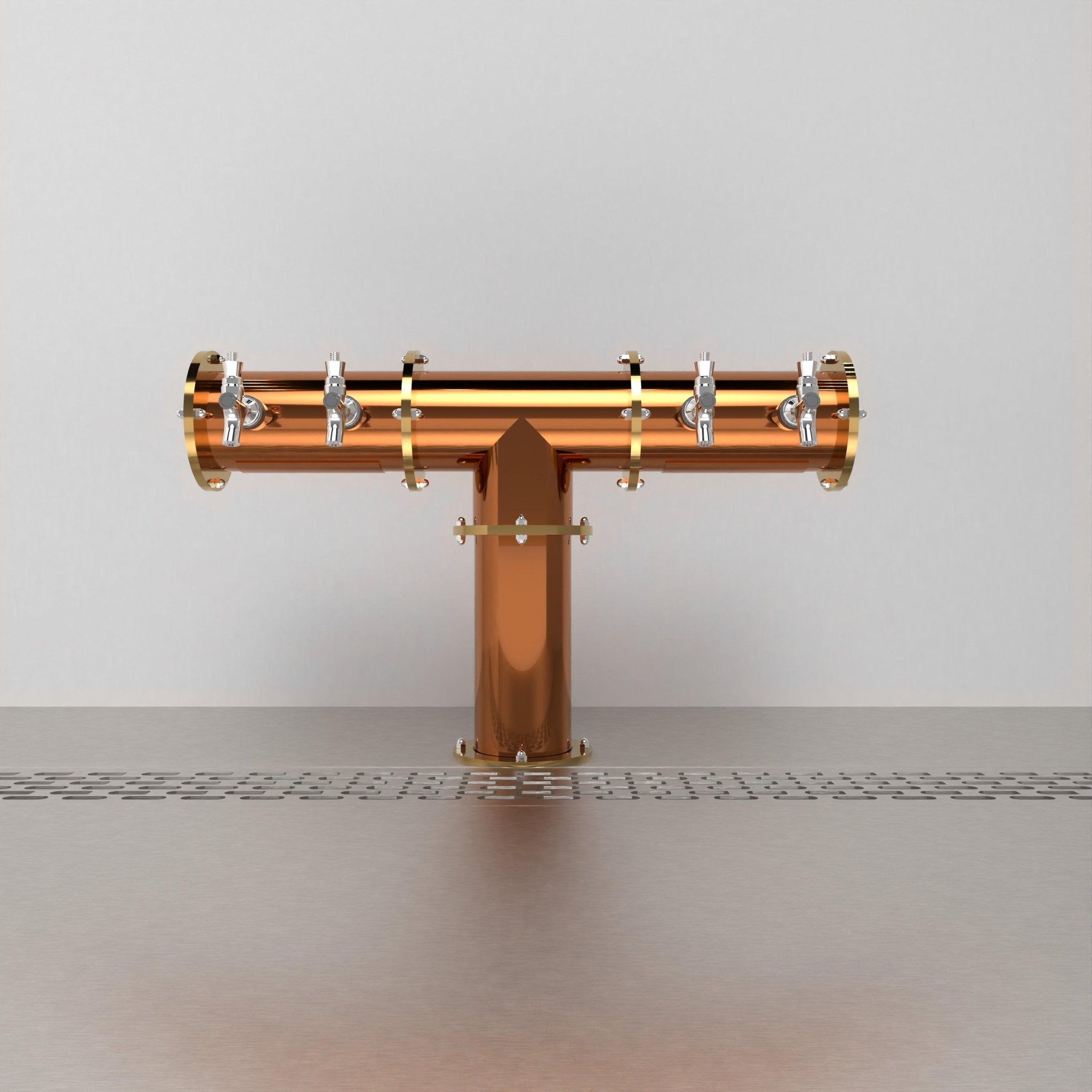 Arcadia Tee Copper 4in | Polished