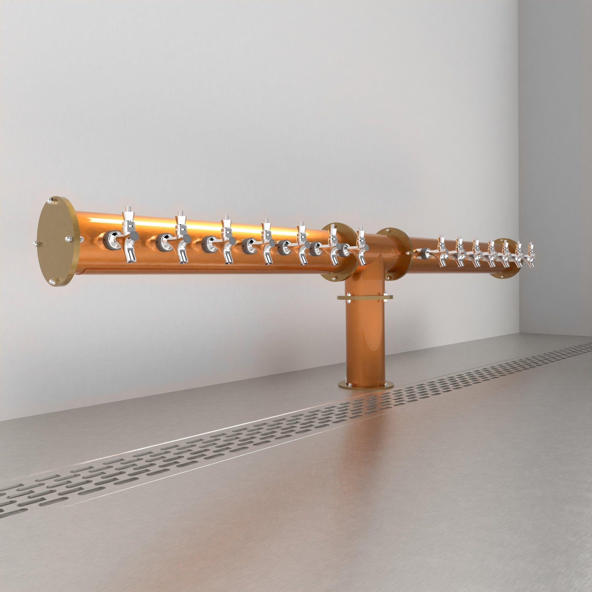 Arcadia Tee Copper 4in | Brushed