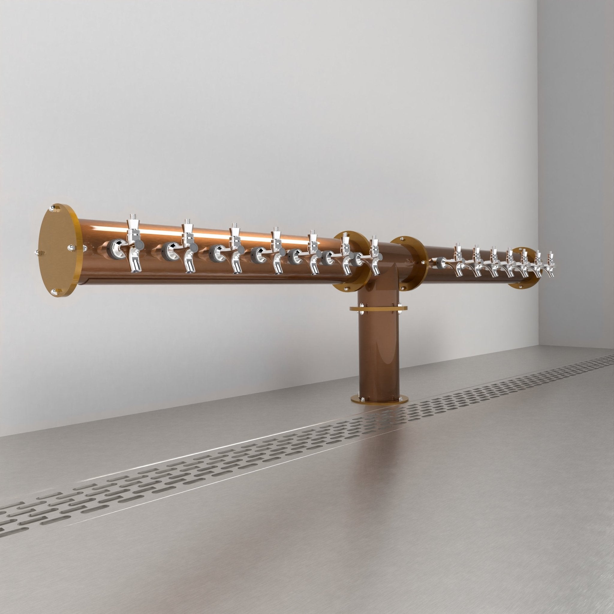 Arcadia Tee Copper 4in | Antique