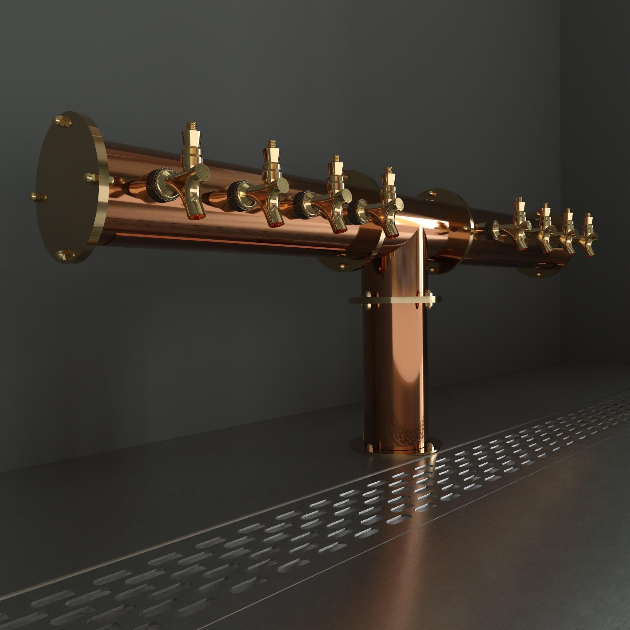 Arcadia Tee Copper 4in | Polished