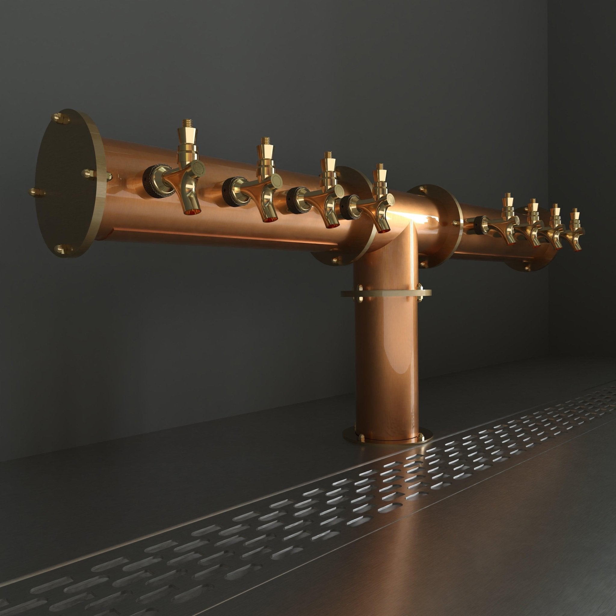 Arcadia Tee Copper 4in | Brushed