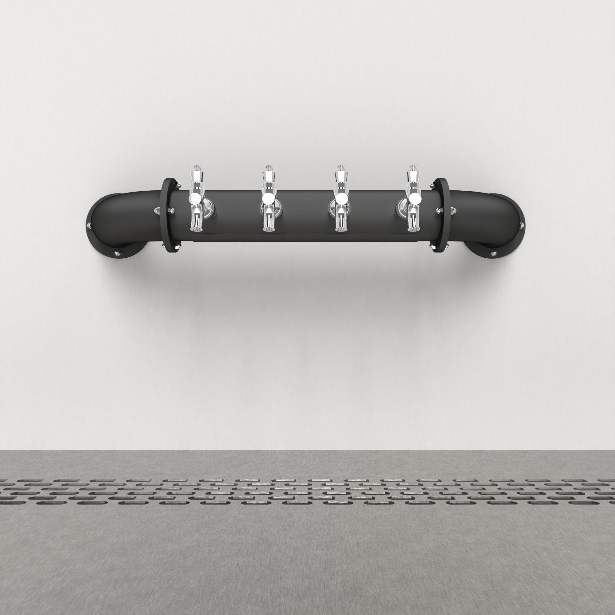 Wall Mount Arcadia Bridge 3in | Matte black