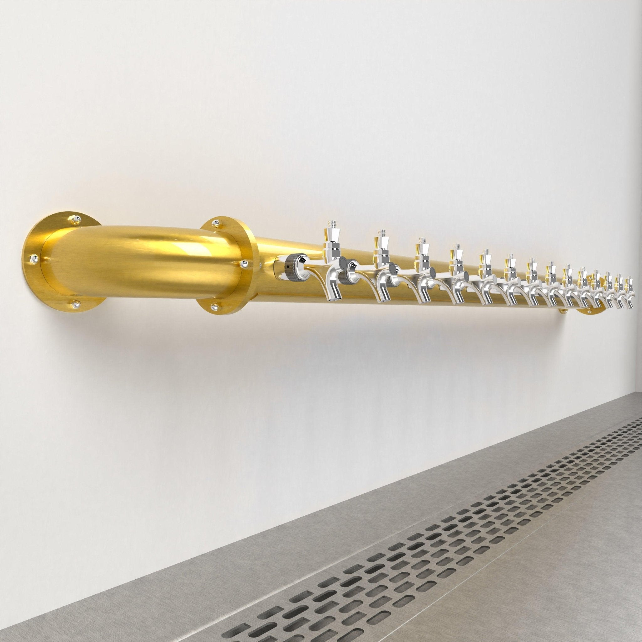 Wall Mount Arcadia Bridge 3in | Gold