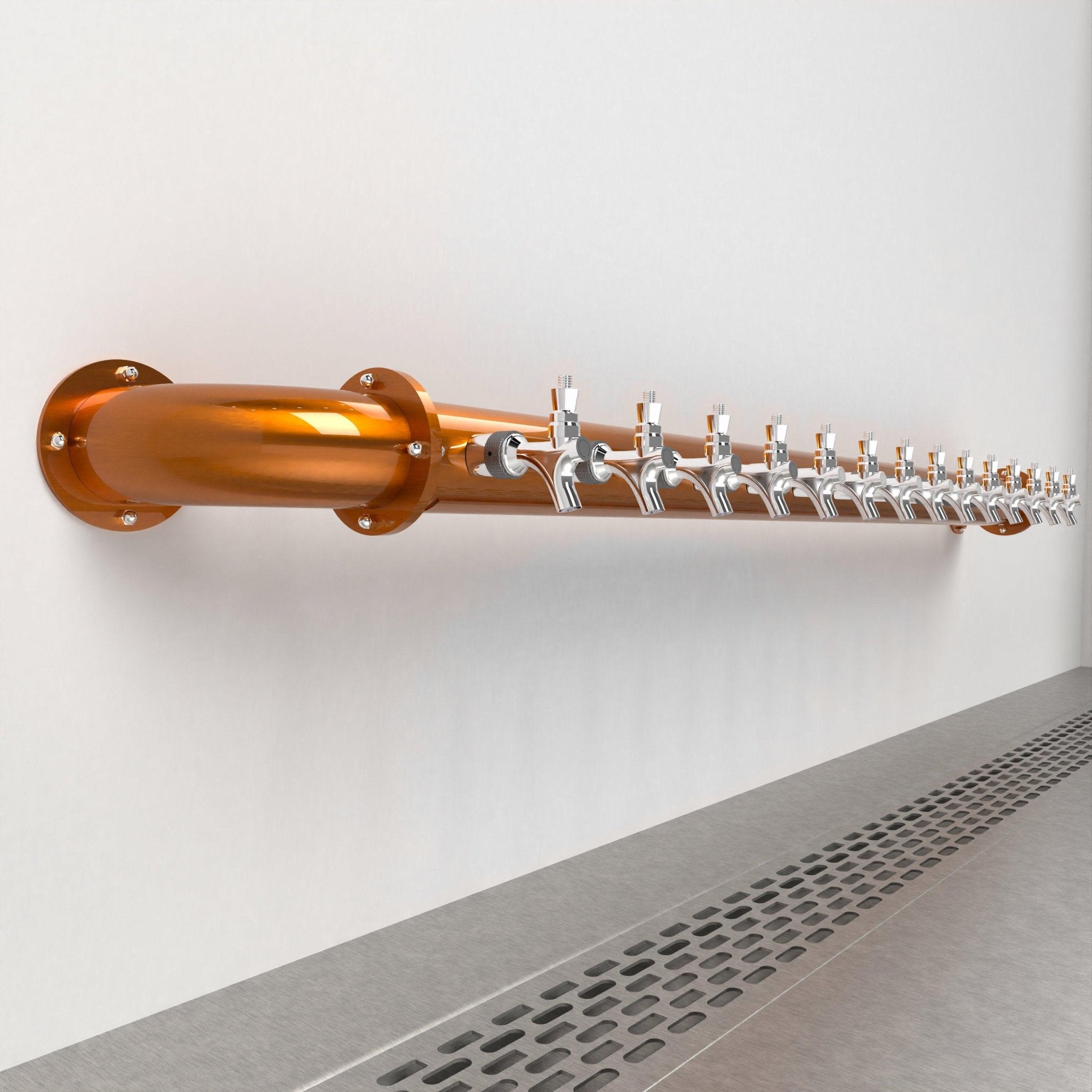 Wall Mount Arcadia Bridge 3in | Candy Copper