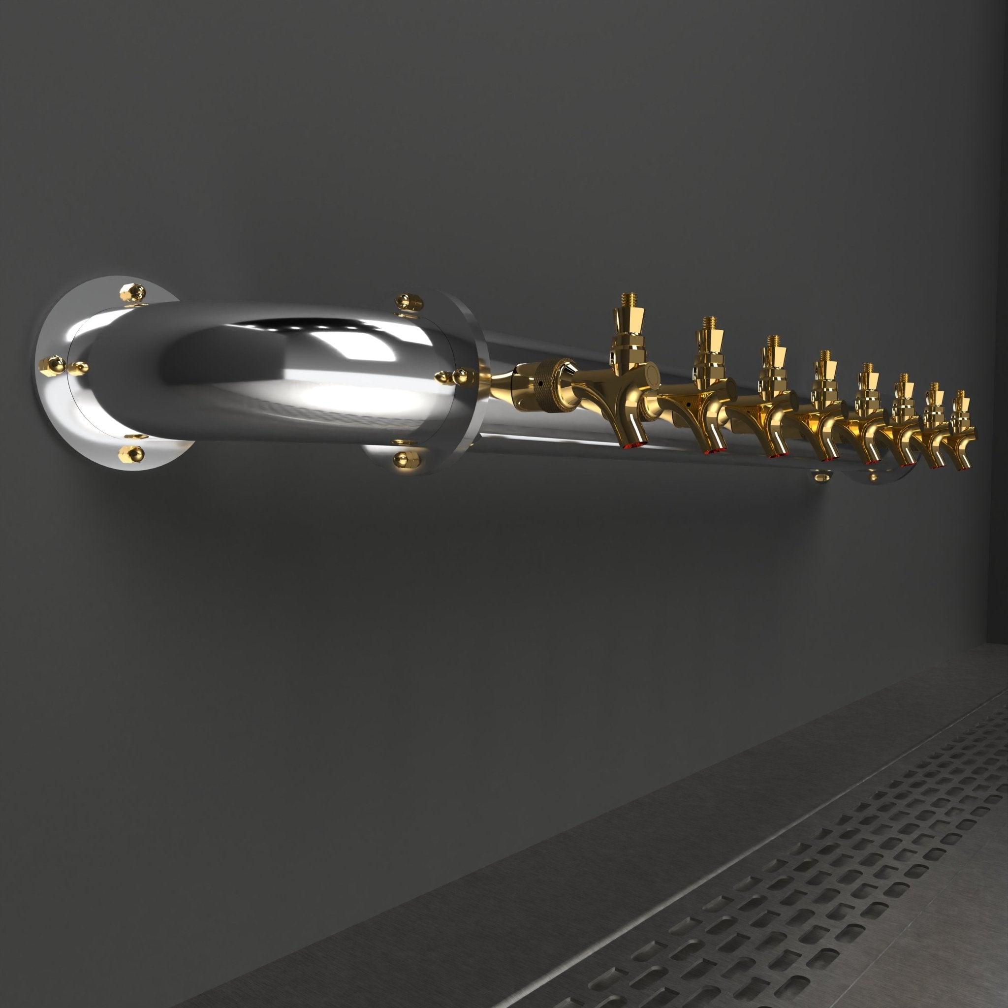 Wall Mount Arcadia Bridge 3in | Polished