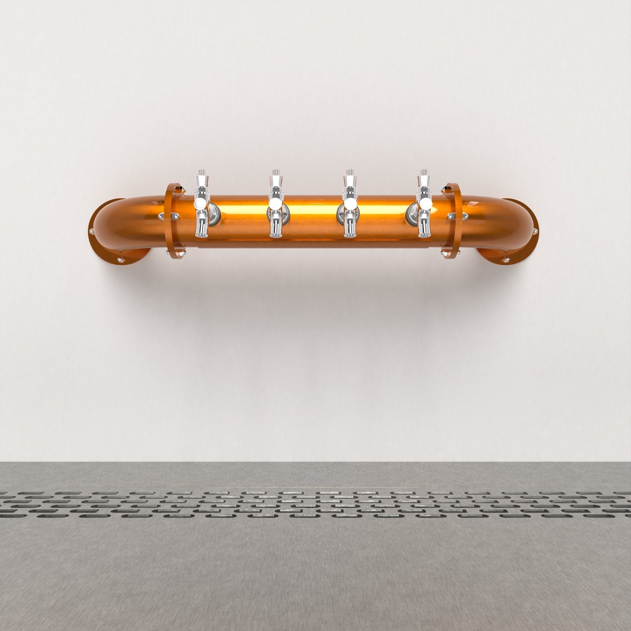 Wall Mount Arcadia Bridge 4in | Candy Copper