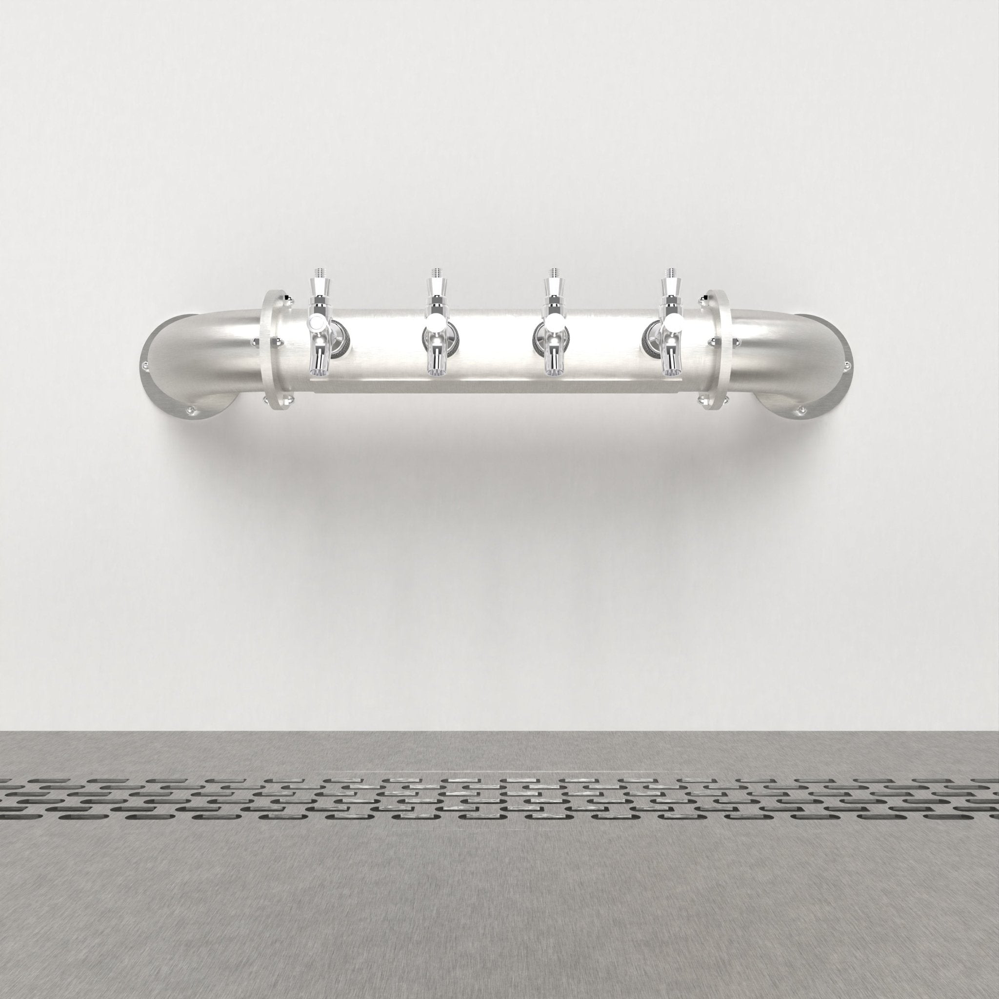 Wall Mount Arcadia Bridge 4in | Brushed