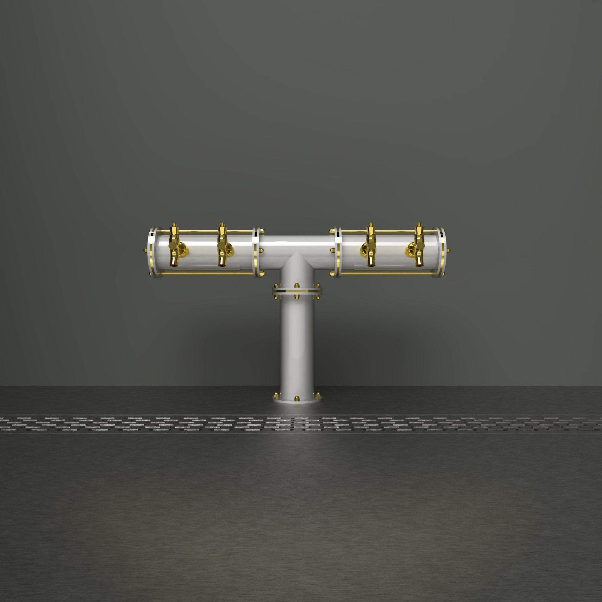 Axios Tee 3in | Glossy White