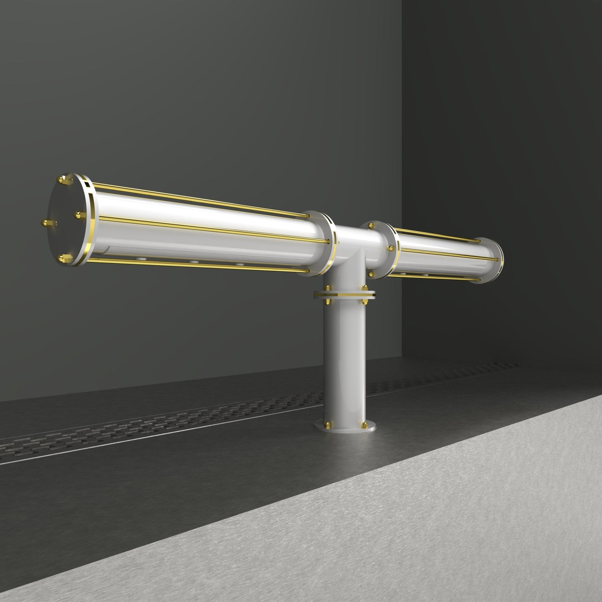 Axios Tee 3in | Glossy White