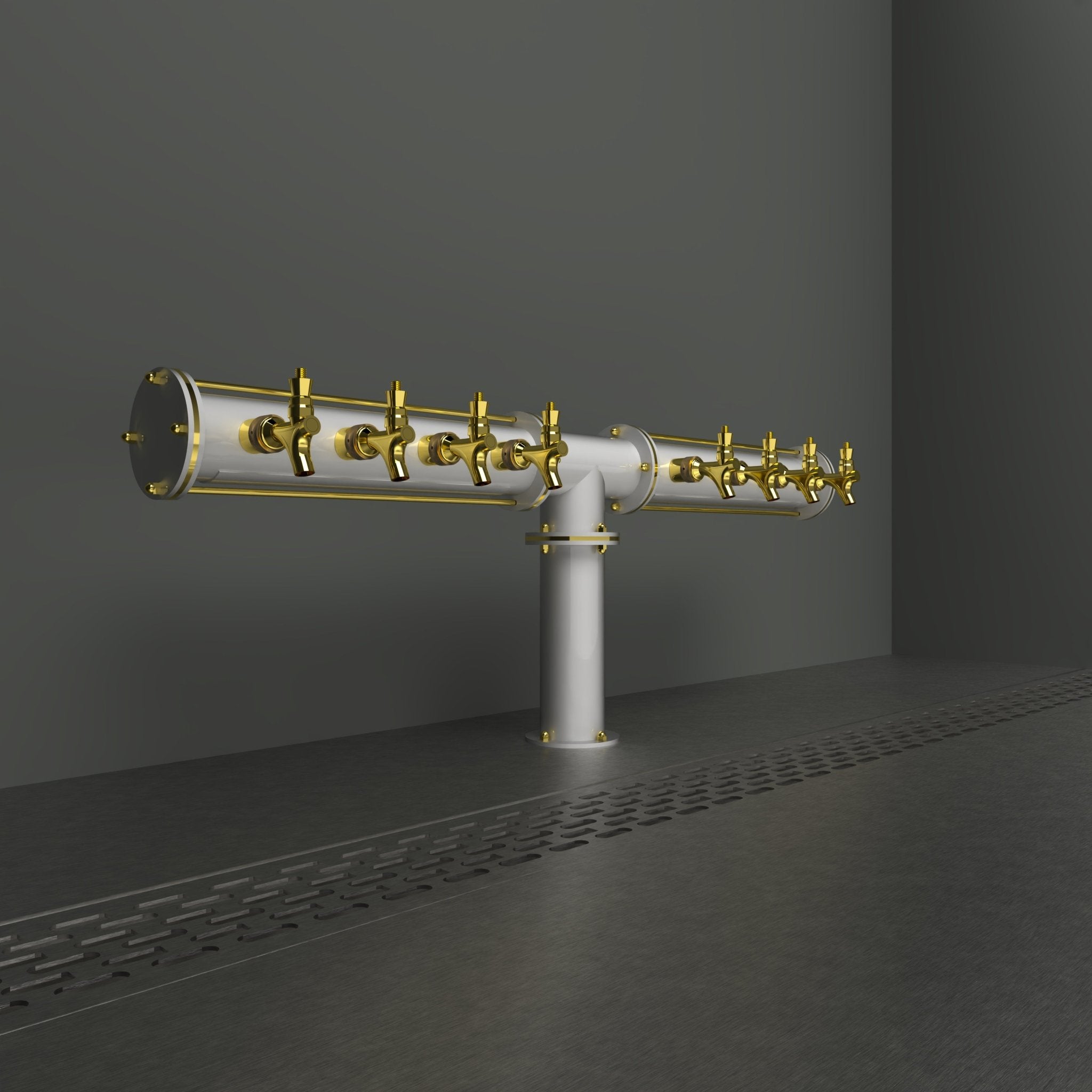 Axios Tee 3in | Glossy White