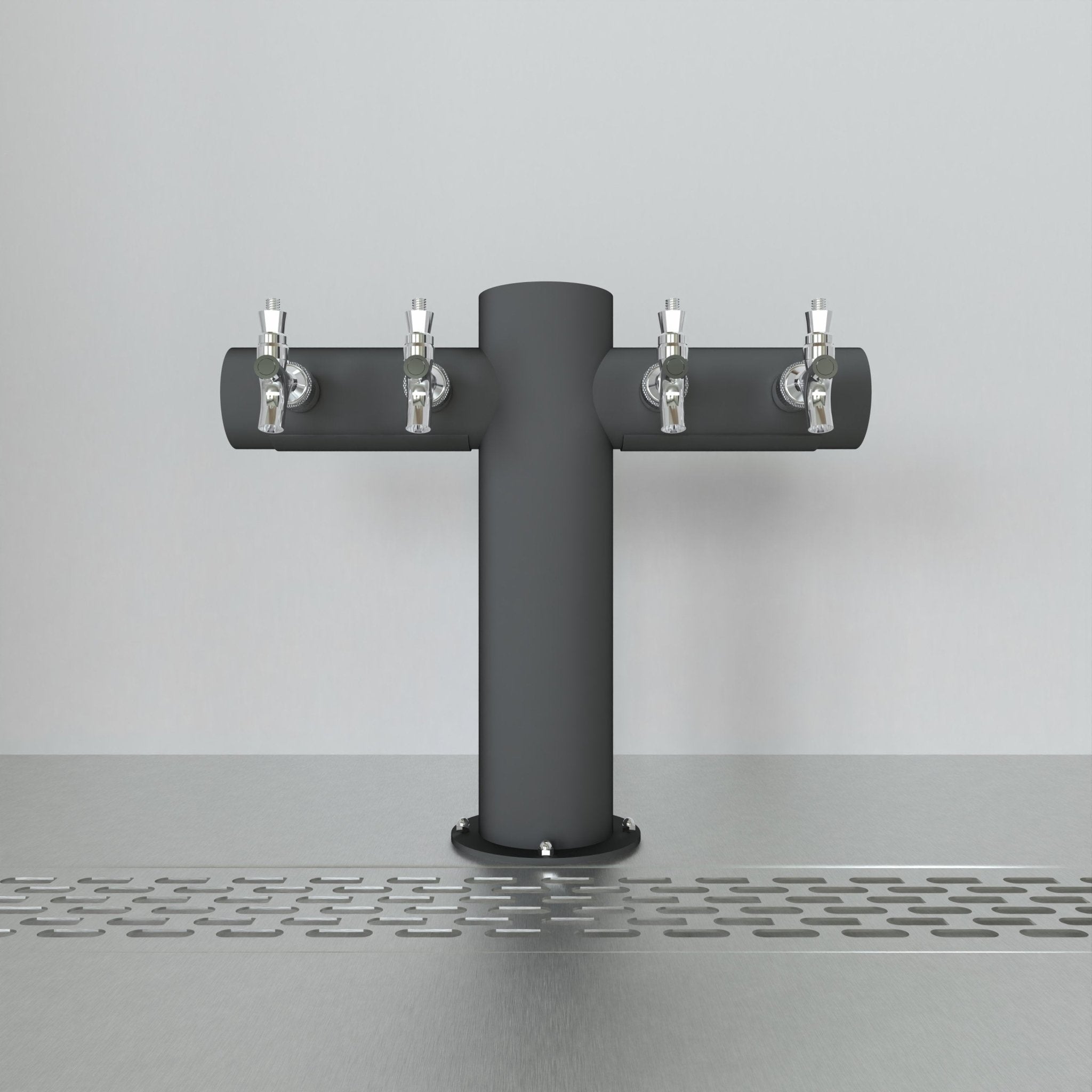 Capitale Tee 4in | Matte Black