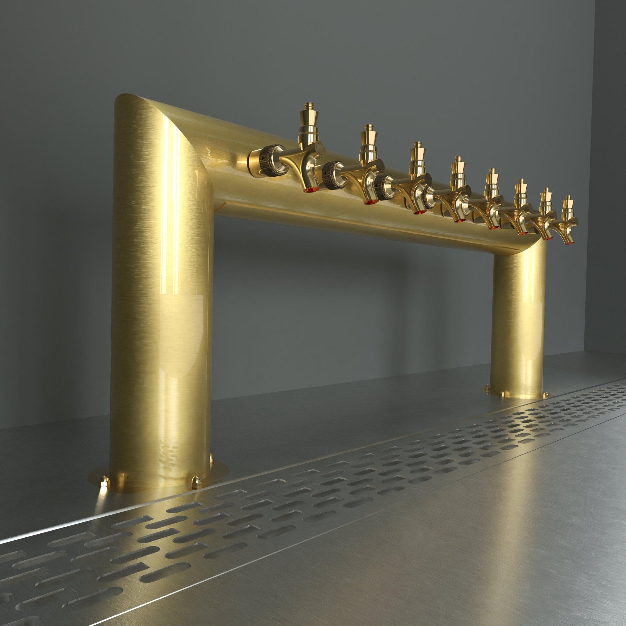 Pass Thru Bridge 4in | Gold