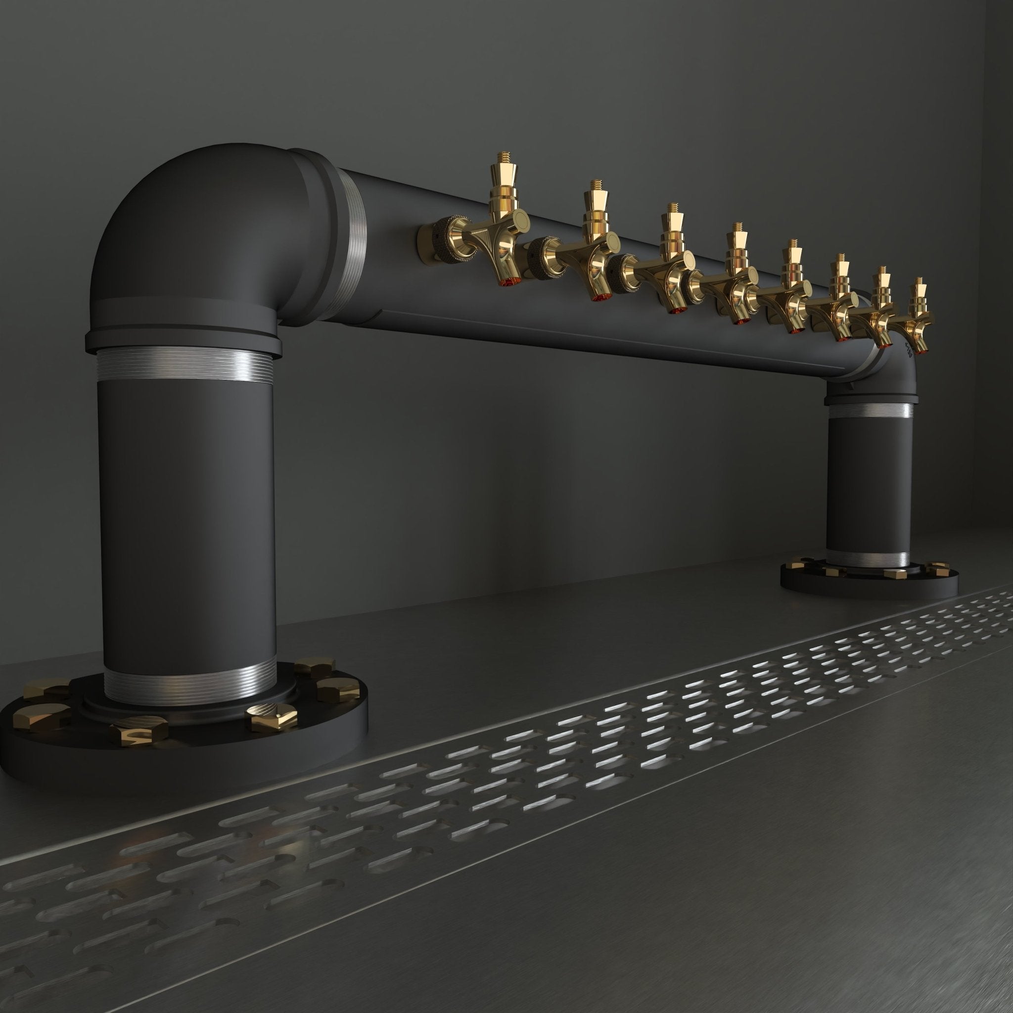 Rough Bridge 4in | Matte Black