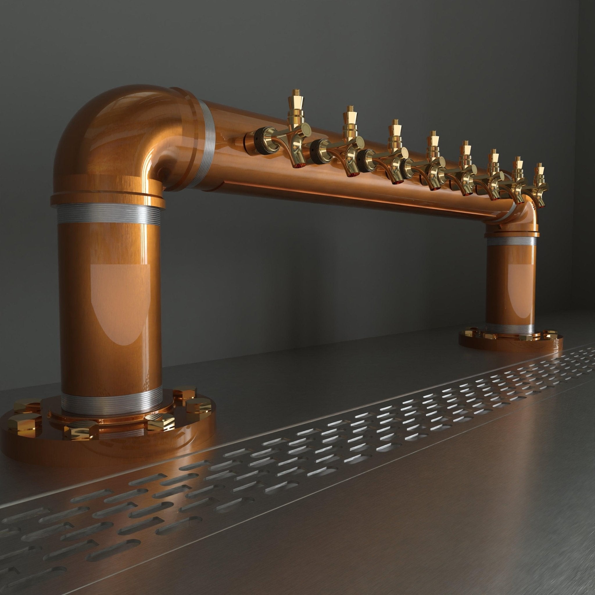 Rough Bridge 4in | Candy Copper