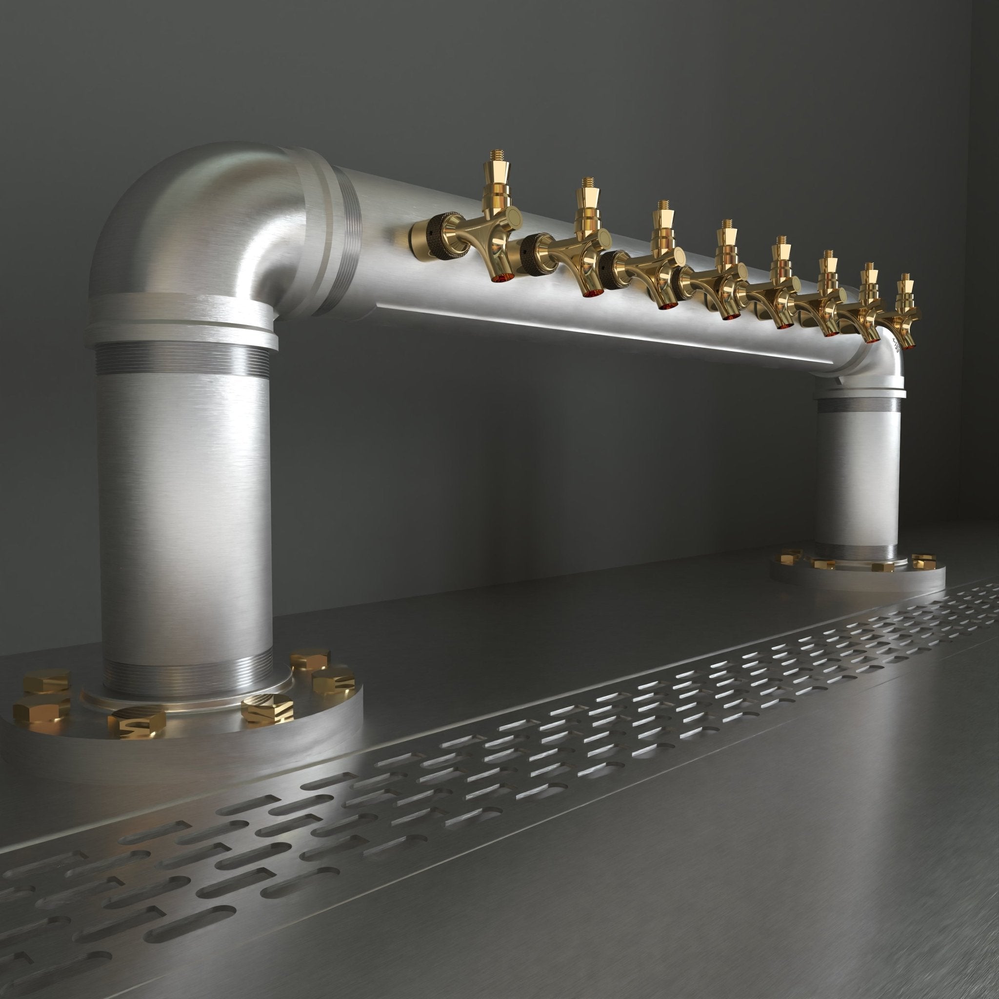 Rough Bridge 4in | Brushed