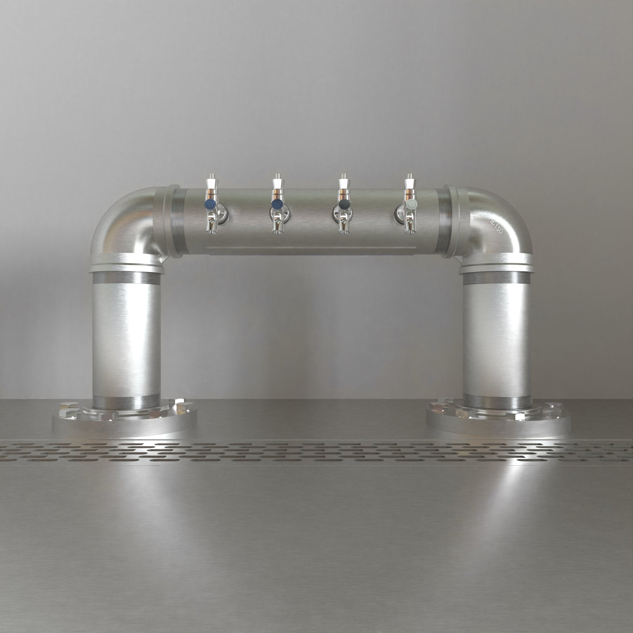 Rough Bridge 4in | Brushed