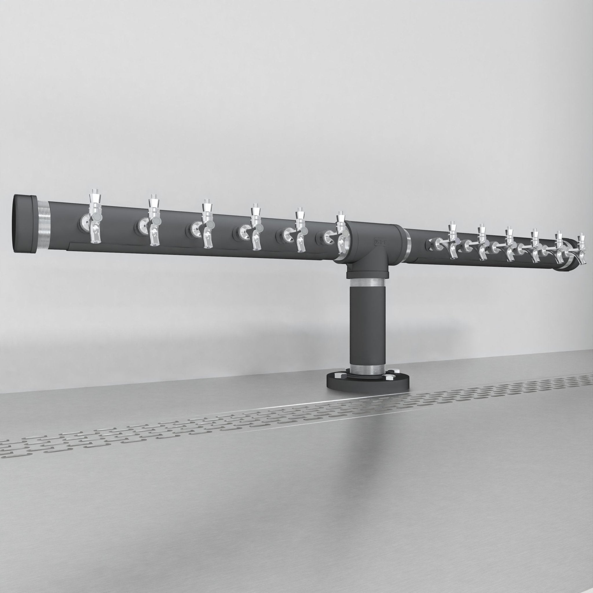 Rough Tee 3in | Matte Black