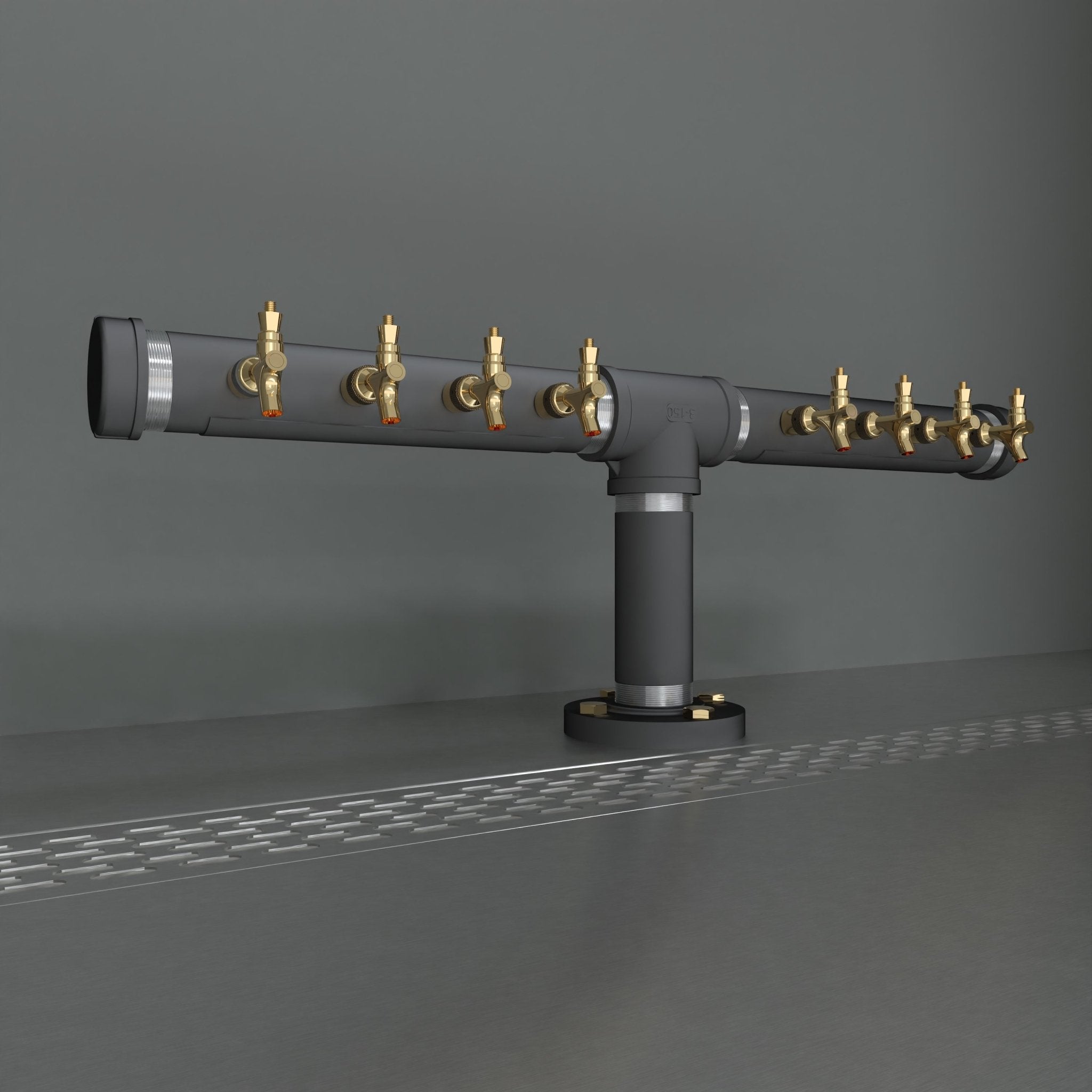 Rough Tee 3in | Matte Black