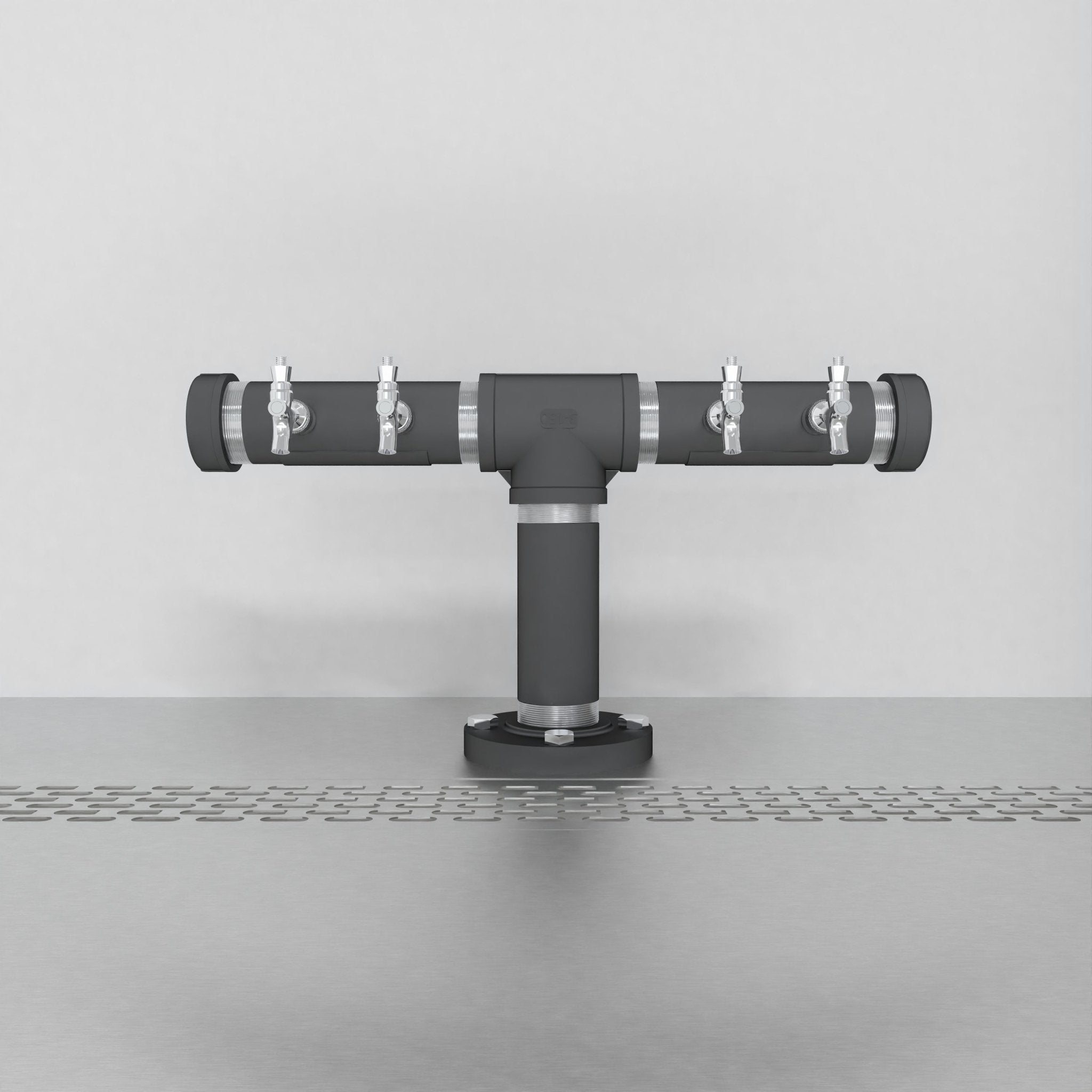 Rough Tee 3in | Matte Black