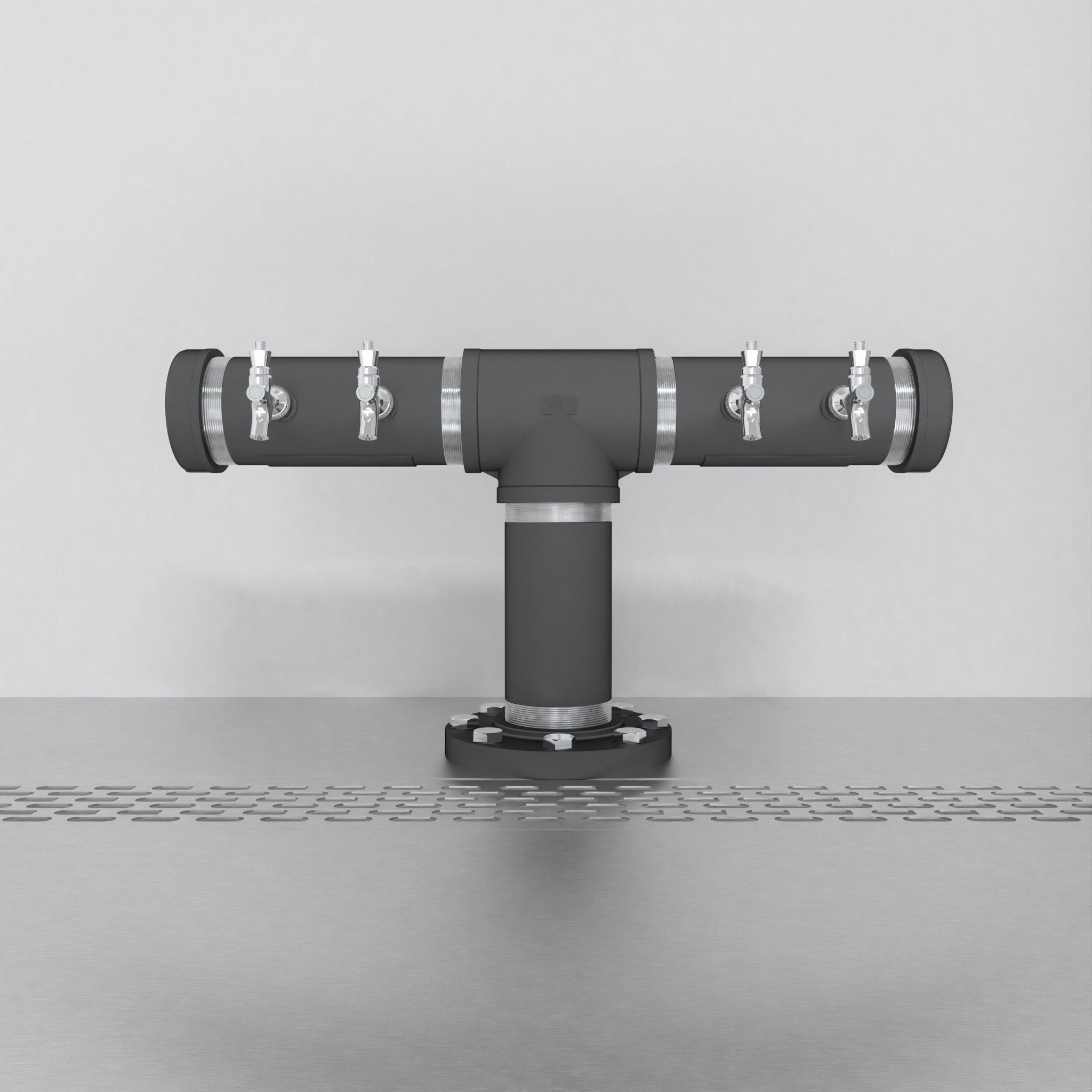 Rough Tee 4in | Matte Black