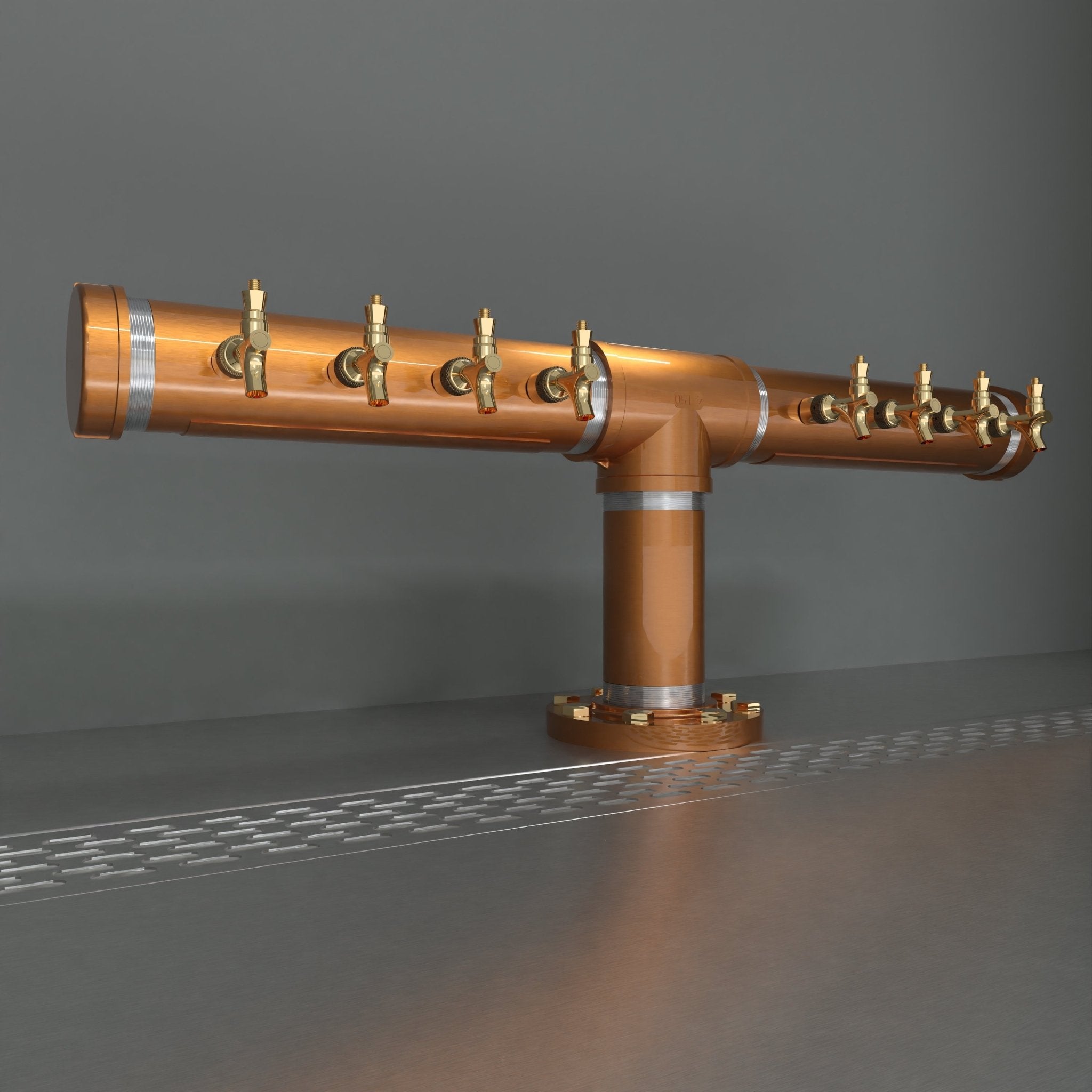 Rough Tee 4in | Candy Copper