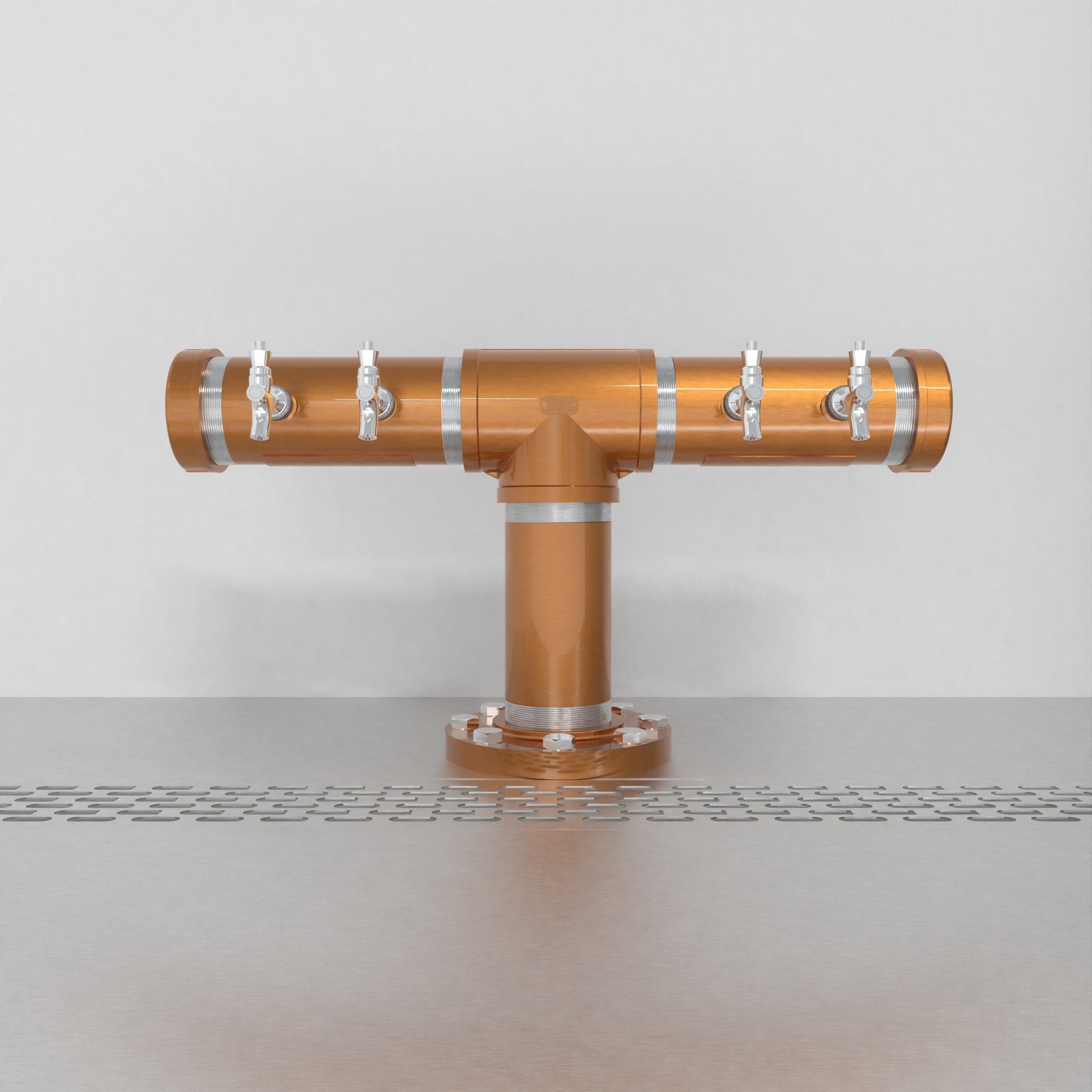 Rough Tee 4in | Candy Copper