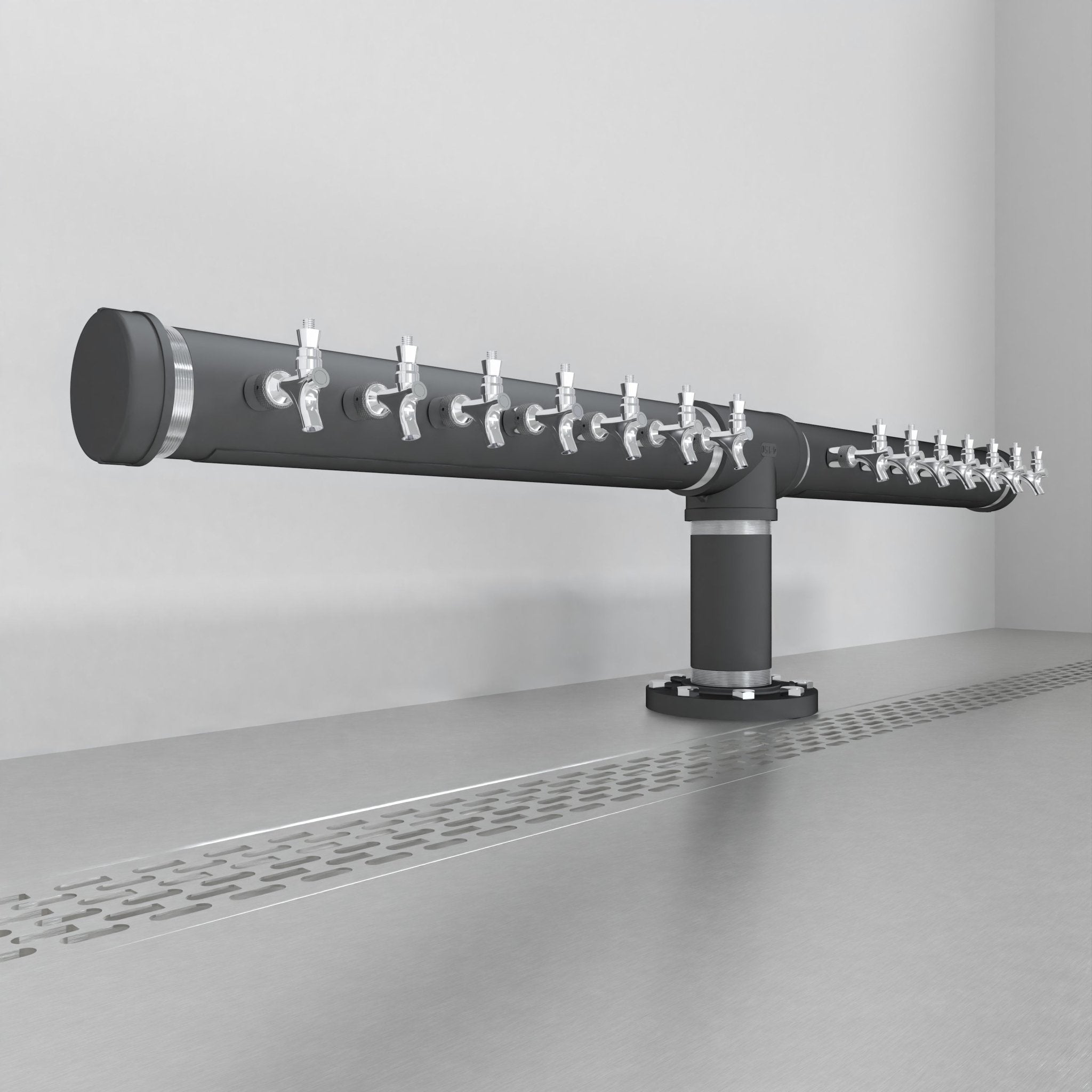 Rough Tee 4in | Matte Black