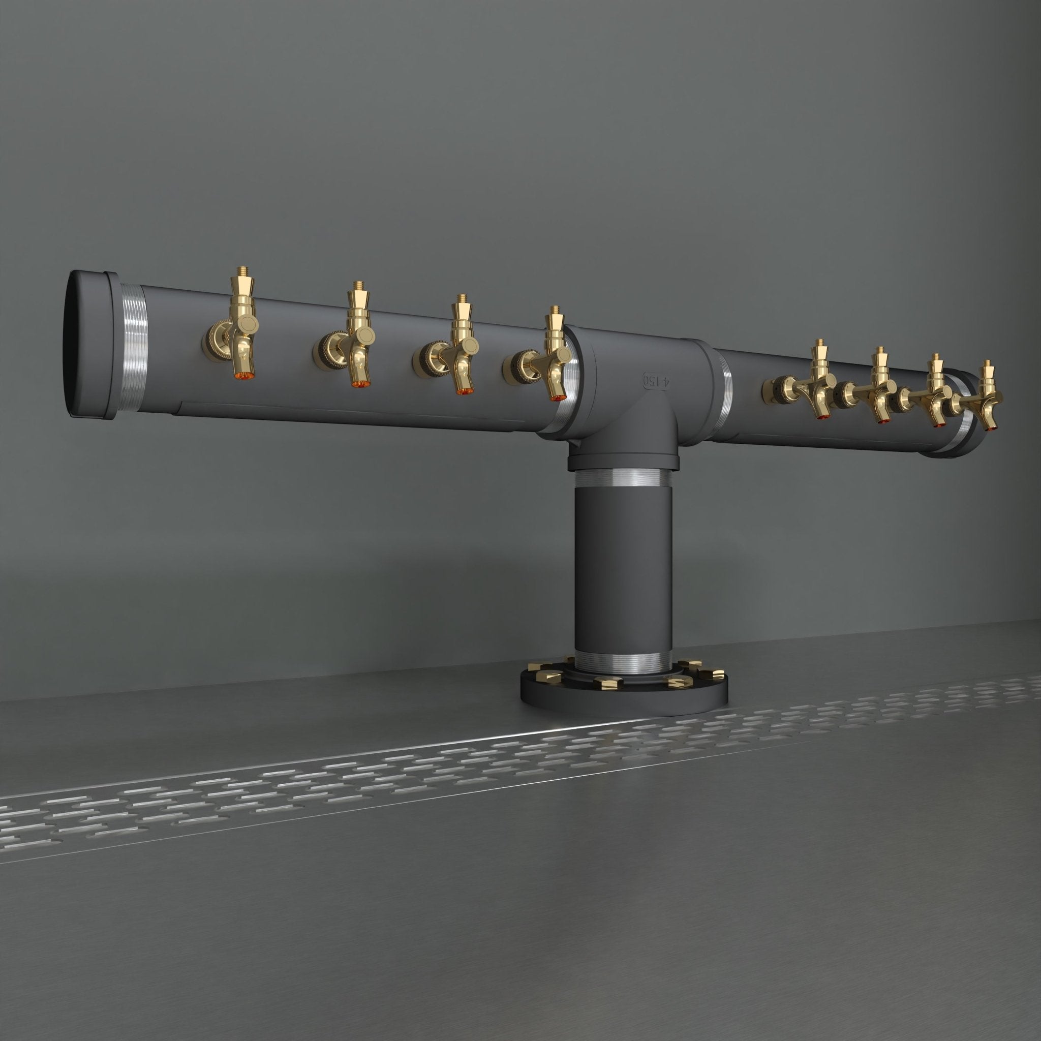 Rough Tee 4in | Matte Black