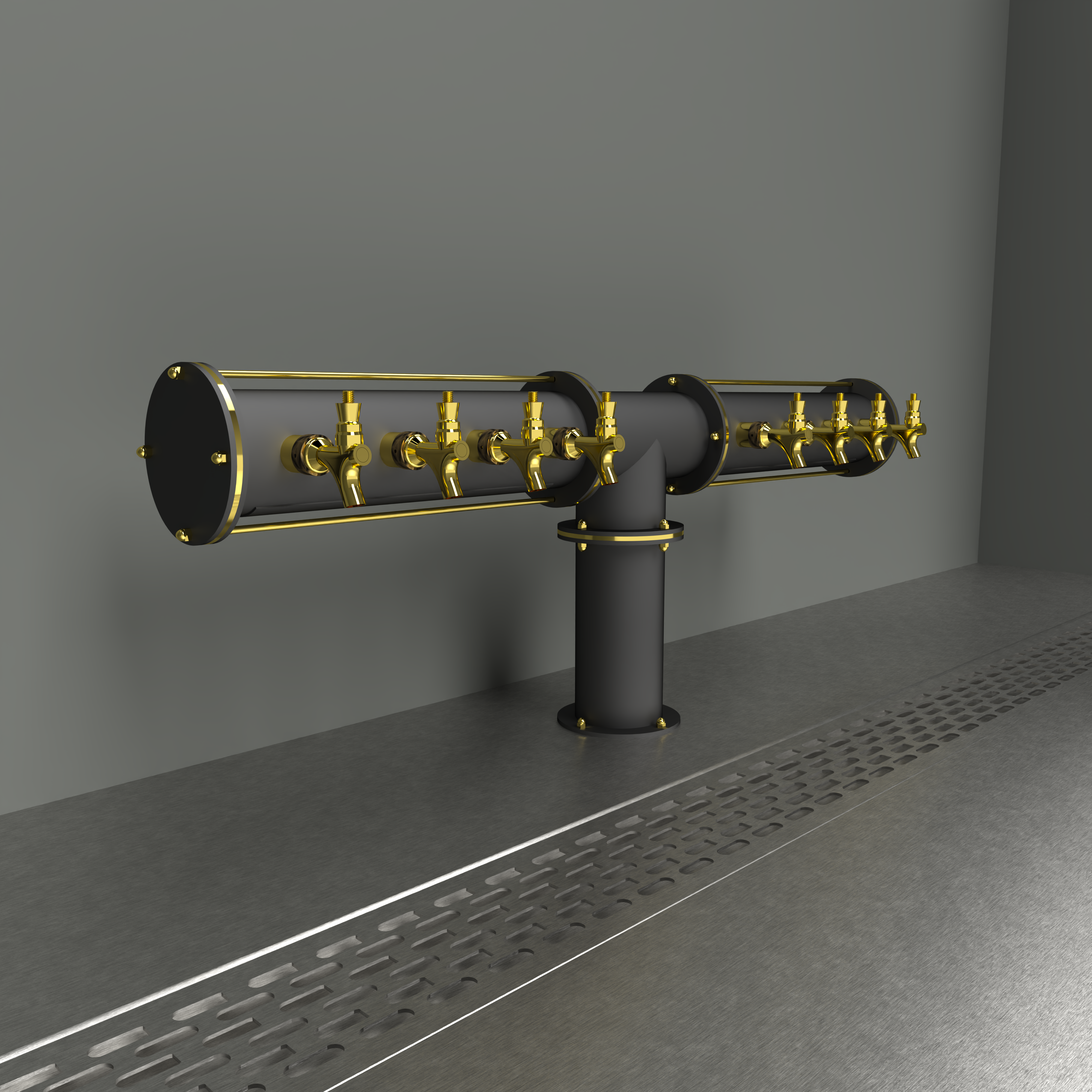 Axios Tee 4in | Matte Black