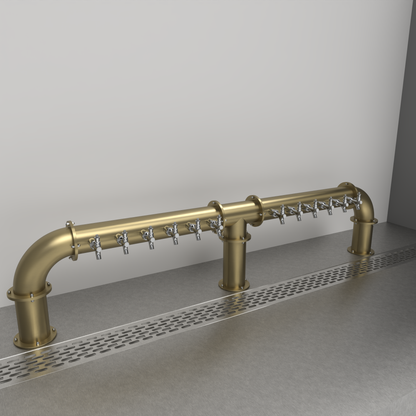 Arcadia M Bridge 4in | Gold