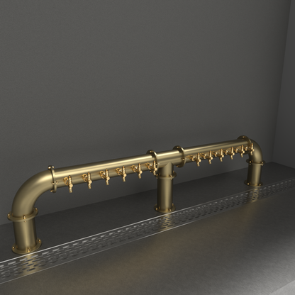 Arcadia M Bridge 4in | Gold