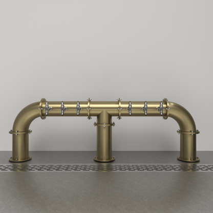 Arcadia M Bridge 4in | Gold