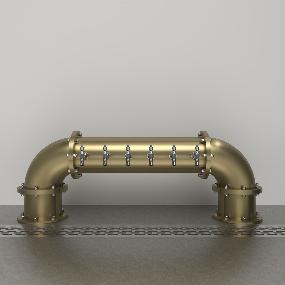 Odyssey Bridge 6in — Gold beer tower